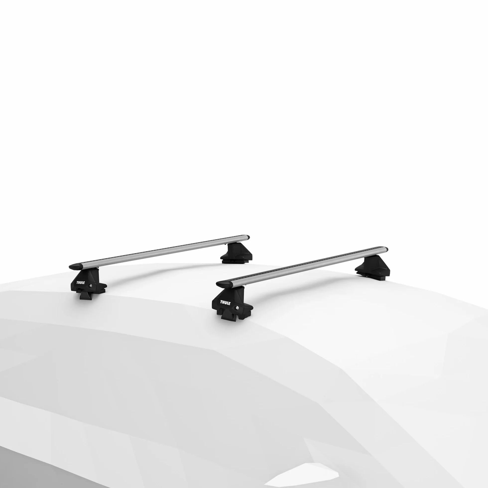Thule Evo Clamp Piede Per Veicoli Confezione Da 4 Nero Black, One-Size