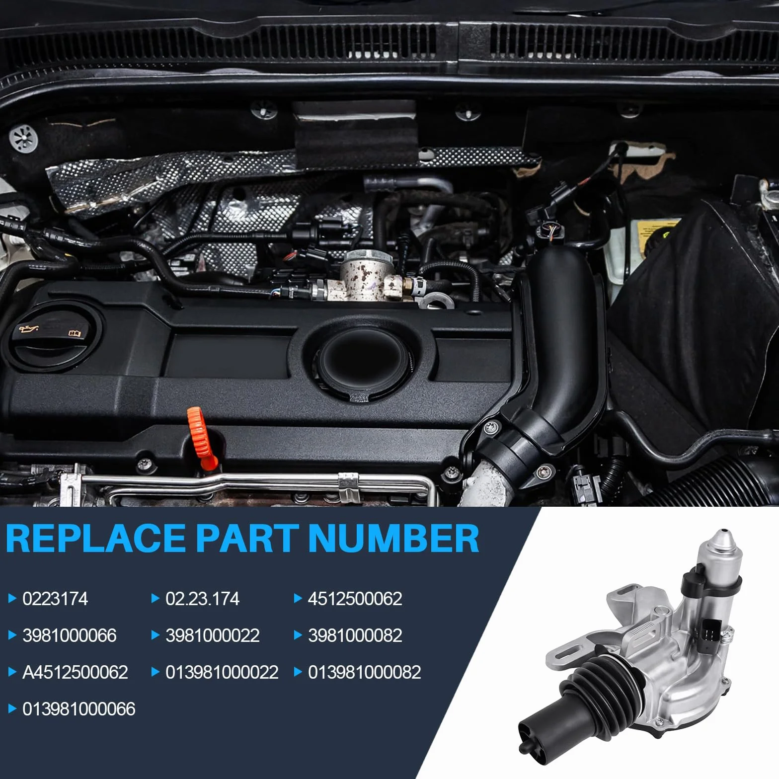 Attuatore cilindro frizione ricambio Smart Fortwo II Coupe Cabrio 451 0.8 1.0