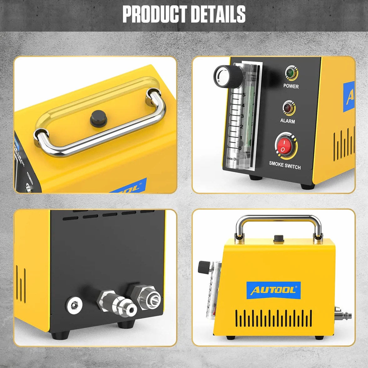 AUTOOL SDT103 Macchina per Fumo Auto Rilevatore Perdite Evap Dispositivo Diagnostico 12V