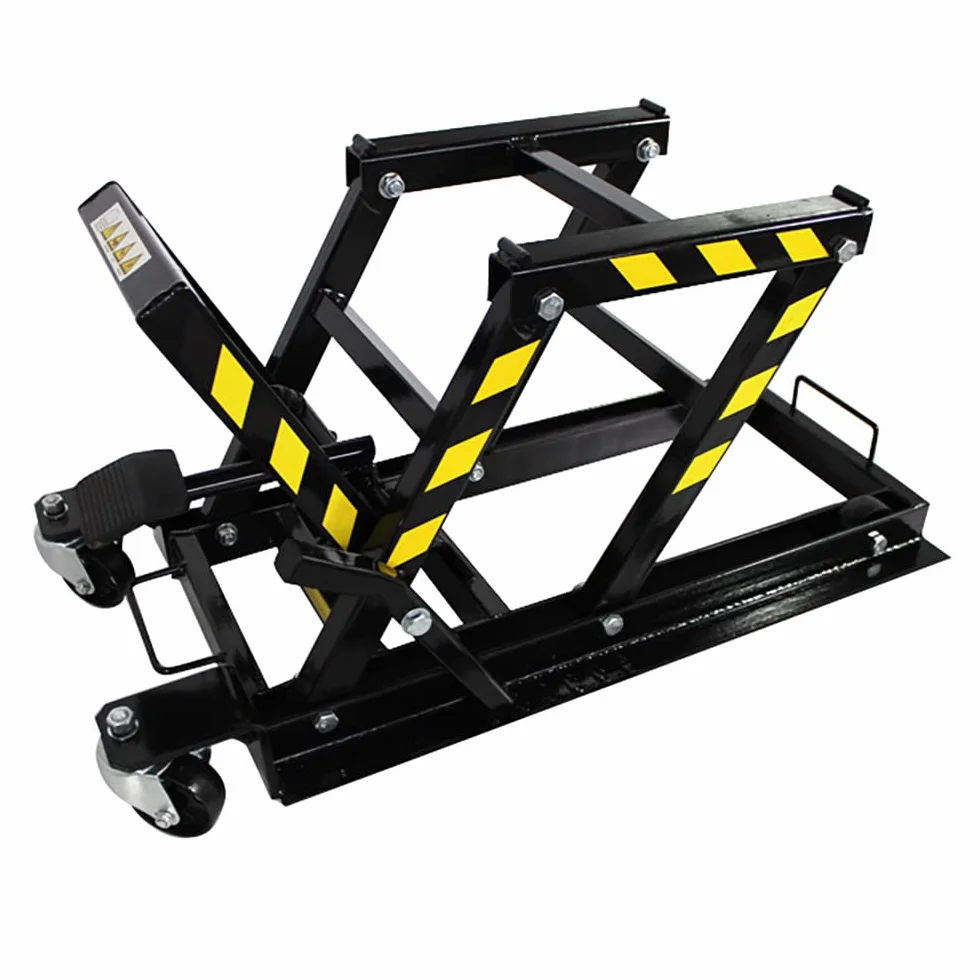 SOGI mod. SL-50 PONTE SOLLEVATORE IDRAULICO MOTO QUAD 680 Kg. TRASPORTABILE CARRELLO CAVALLETTO