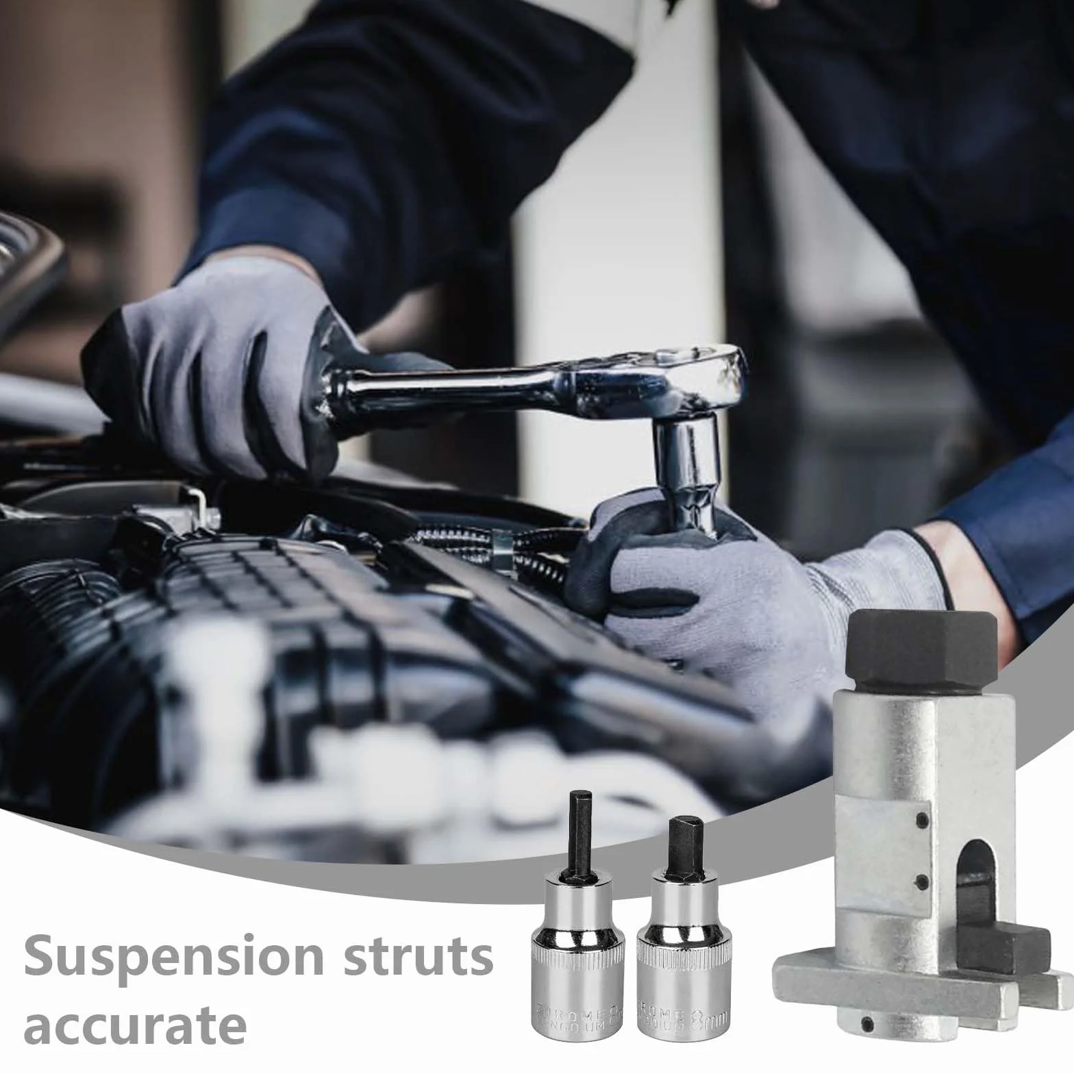 Strumento Separatore Ammortizzatore Auto, Rimozione Ammortizzatore Idraulico, Sospensione Strut Spargitore Universale 5.0-11.5mm, Confezione da 3