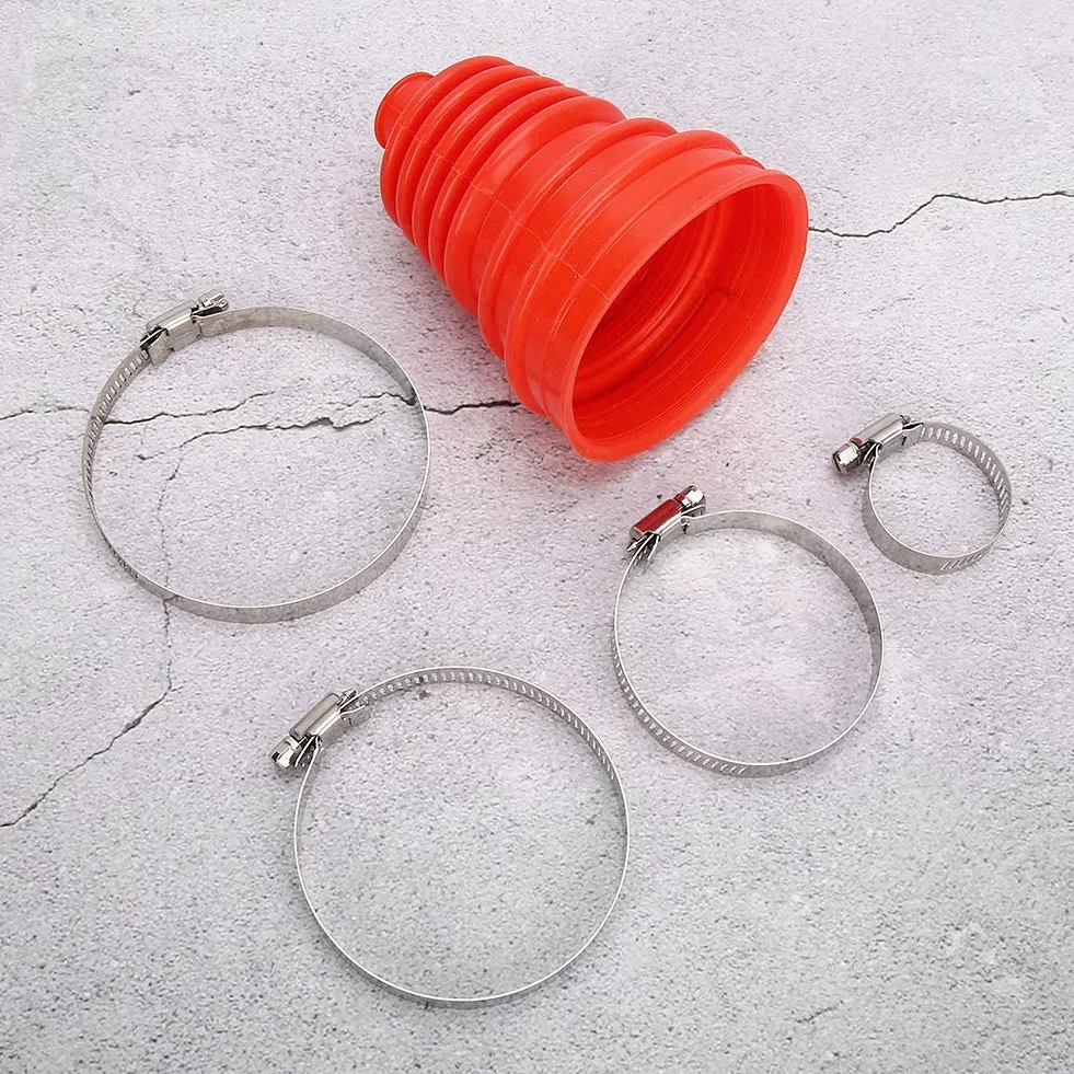 Kit testa a sfera universale in silicone per cuffia asse CV Rosso