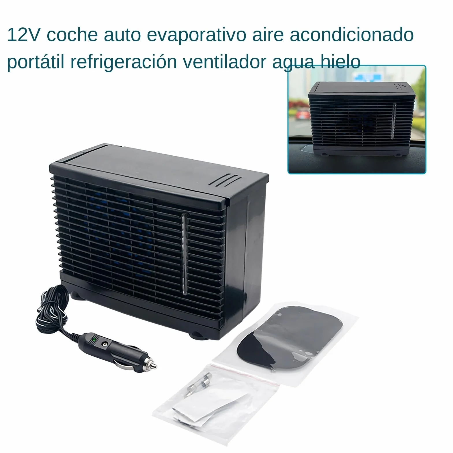 Climatizzatore Auto Portatile 12V Refrigeratore Evaporativo Acqua per Camion