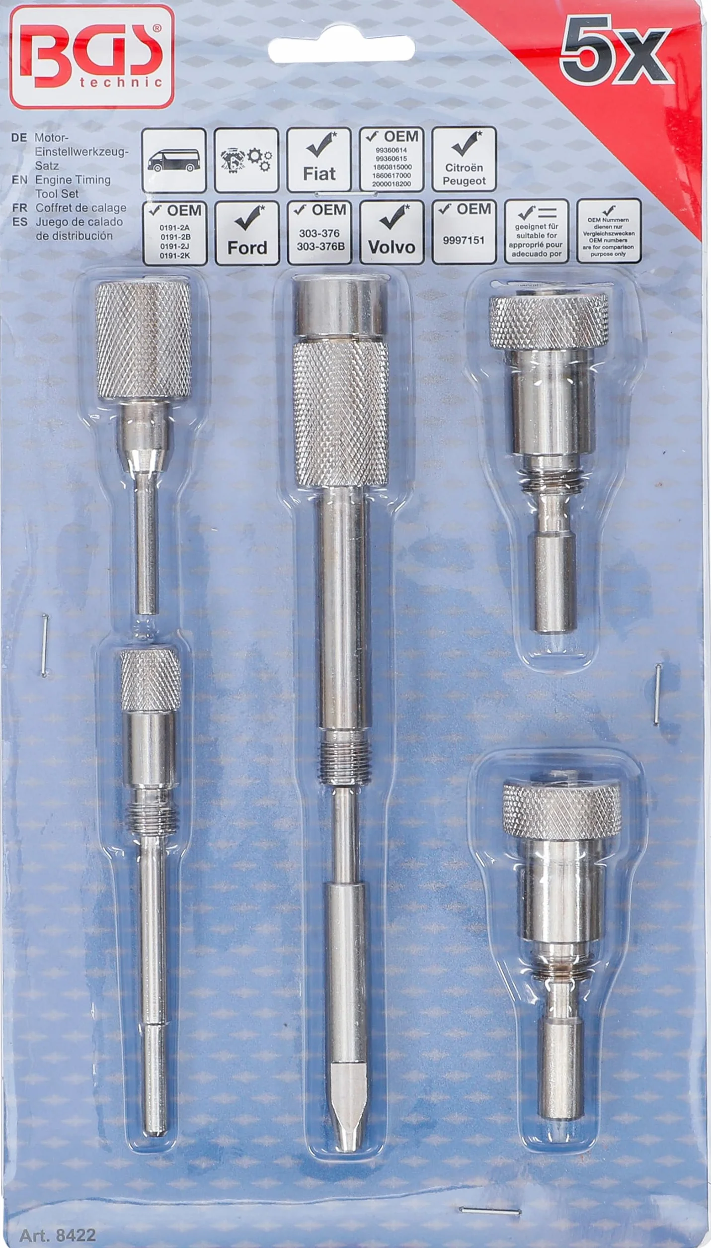 Set di manutenzione motore BGS 8422 per Fiat Ducato Peugeot Boxer Citroën Jumper 2.3 D JTD 3.0 JTD HDi