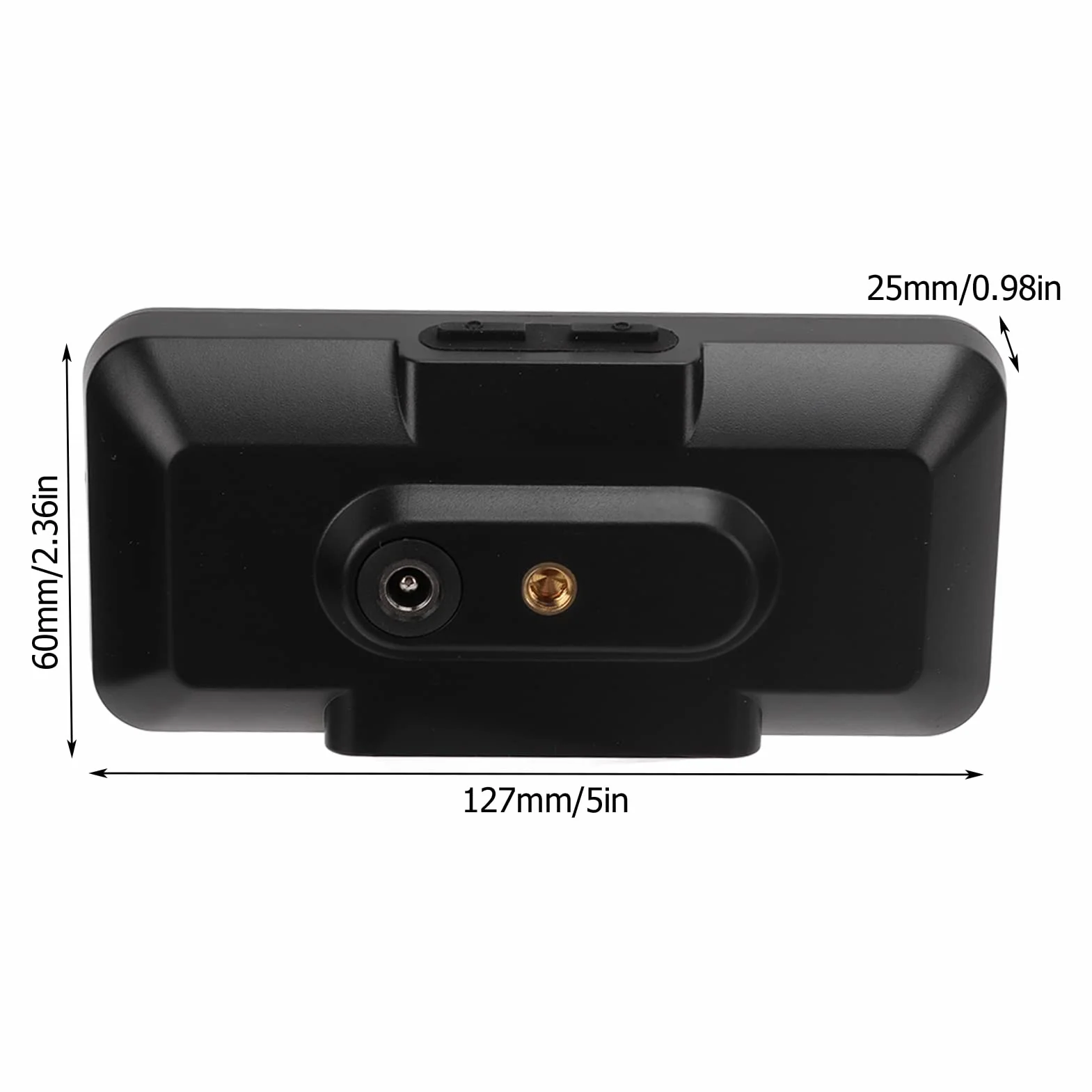 AMONIDA Inclinometro Digitale per Auto DC11.5V-30V Universale HUD Alta Risoluzione Nero