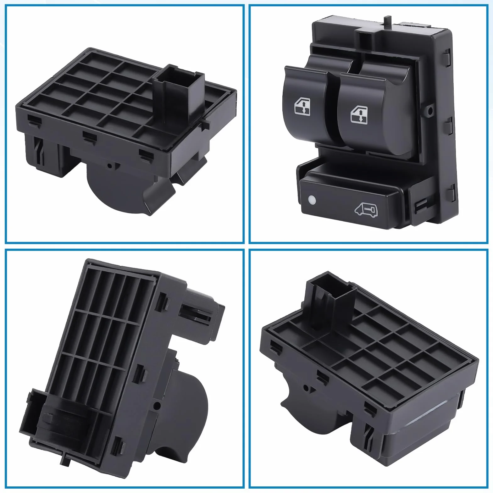 Interruttore per finestra elettrico per auto, interruttore alzacristalli auto, interruttore elettrico per finestra Power Window Switch di ricambio per Relay II Ducato III Boxer 2006, numero