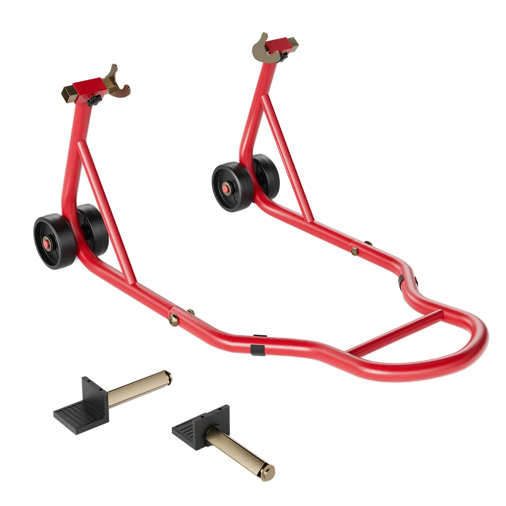 SPECSTAR Cavalletto Moto 200KG Sollevatore Ruota Posteriore Regolabile U+L