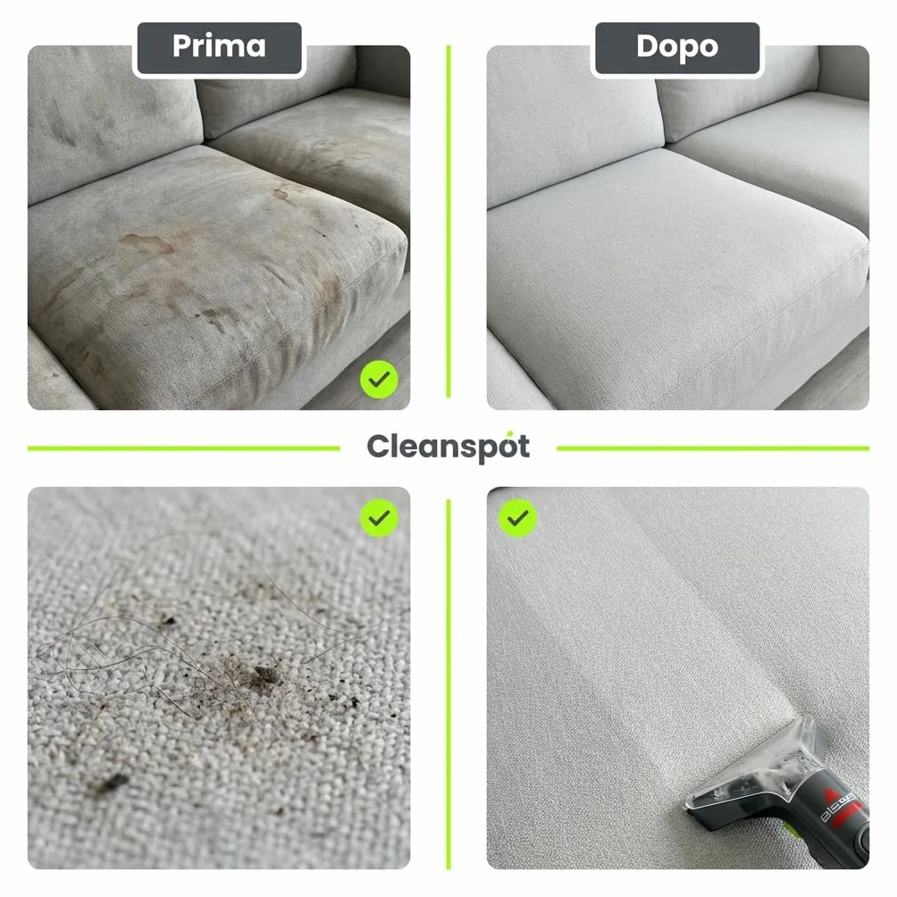 Cleanspot Detergente concentrato per tessuti e tappeti Wash & Refresh, Pet Friendly 1 litro