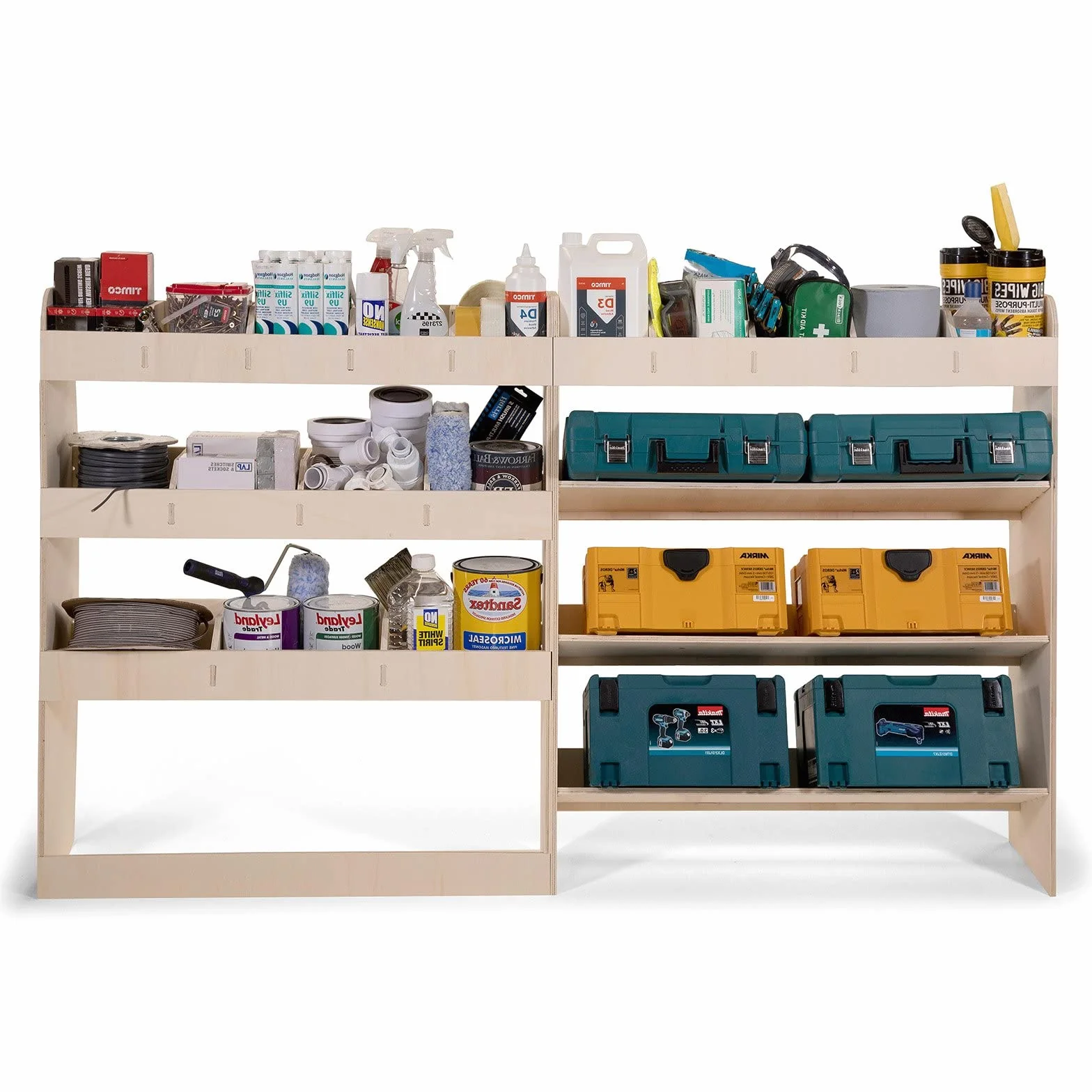 VANIFY - Scaffali per Furgone Peugeot Expert L2 2016+ Caja de herramientas y estantería trasera