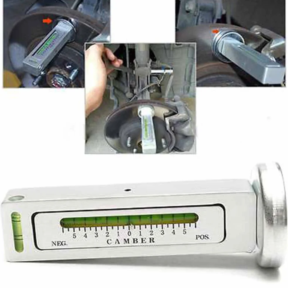 Calibro universale magnetico per auto e camion EMVANV, angolo di allineamento montante campanatura inclinazione ruota