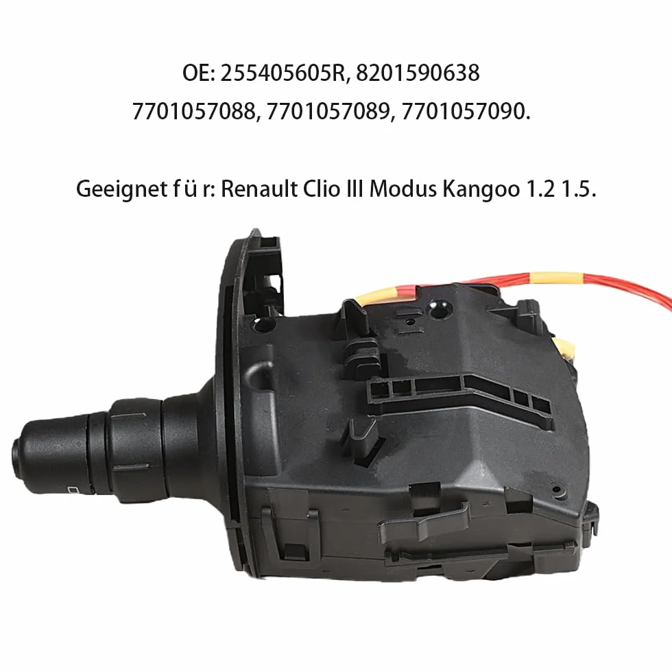 Interruttore Sterzo per Renault Clio III, Kangoo, Modus - Leva Direzione Comando Fari 255405605R