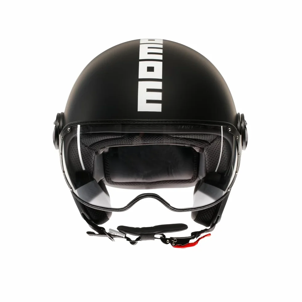 MOMODESIGN - FGTR CLASSIC E2206, Casco Moto Jet, Casco Jet Omologato ECE, Casco Jet Aperto Scooter, Uomo e Donna, Leggero con Visiera, per Uomo e Donna