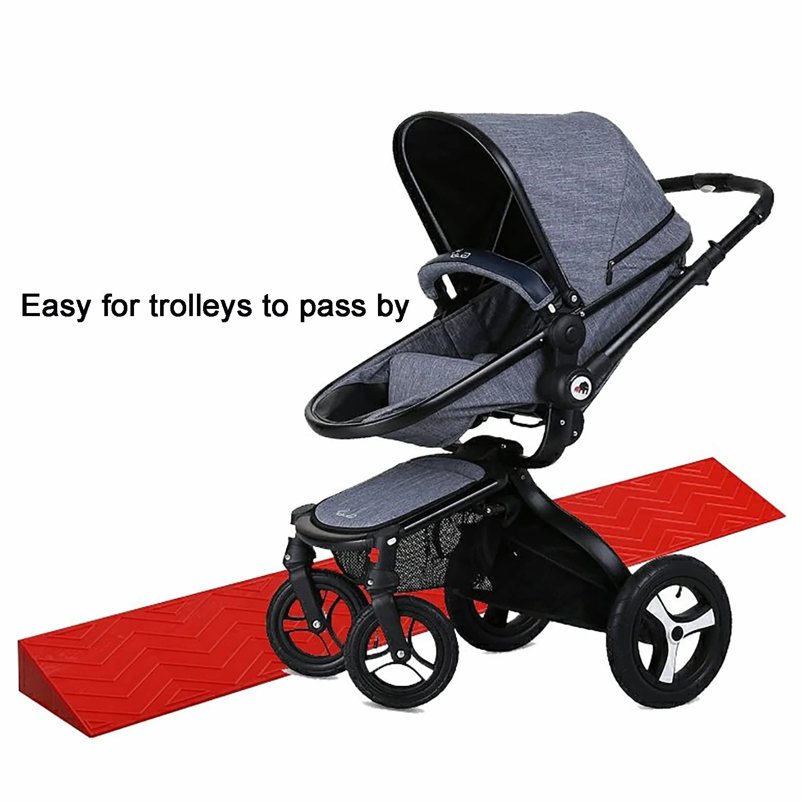 Rampe Portatili Per Gradini, Rampe Di Soglia Per Sedia A Rotelle Per Porte Da 2-6,5cm,Rampe Marciapiede Del Vialetto-Rampa Per Sedia A Rotelle Portatile In Plastica Leggera Per Tosaerba Da Marciapiede