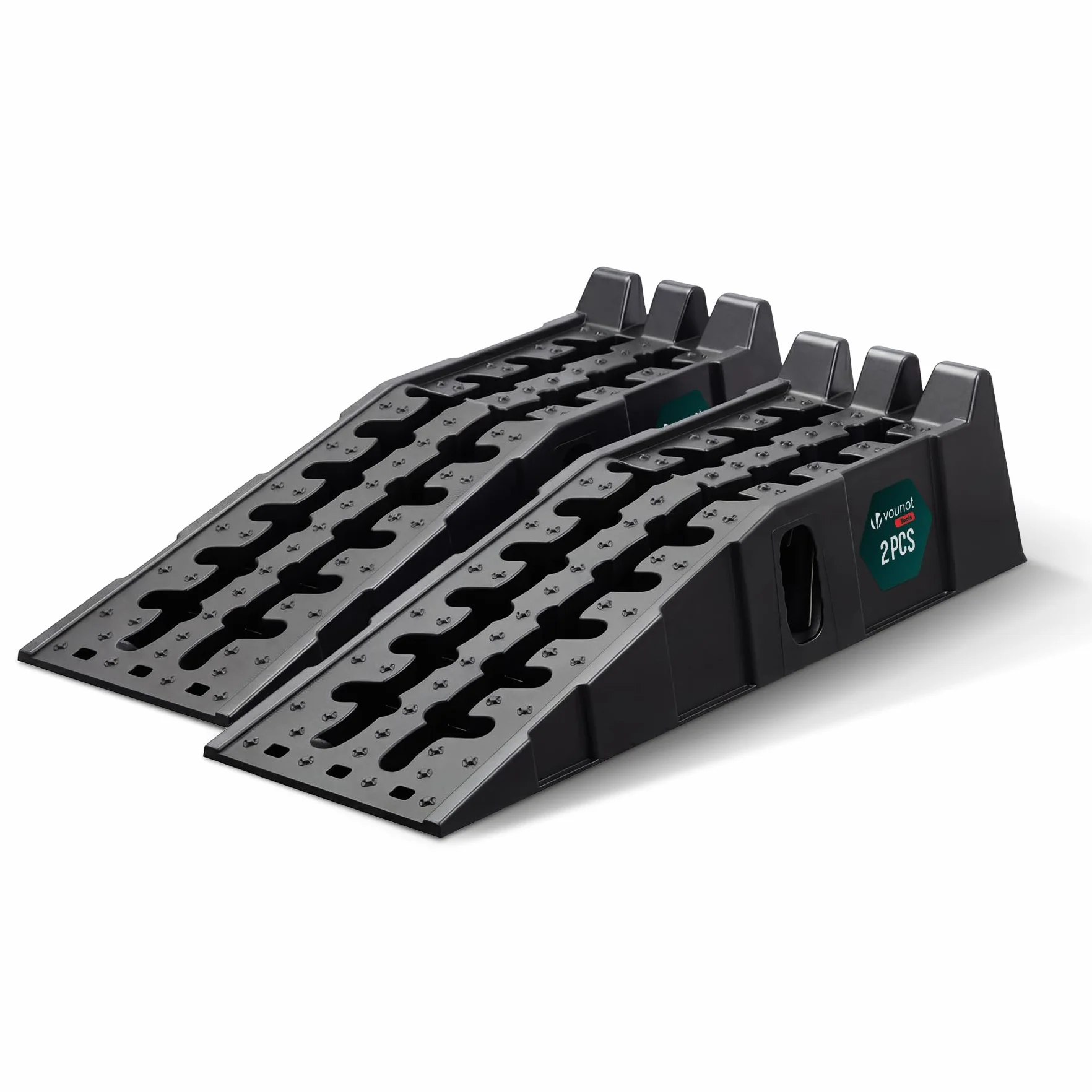 VOUNOT® Set di 2 Rampe per Auto da 5 Tonnellate Rampe di Carico Antiscivolo
