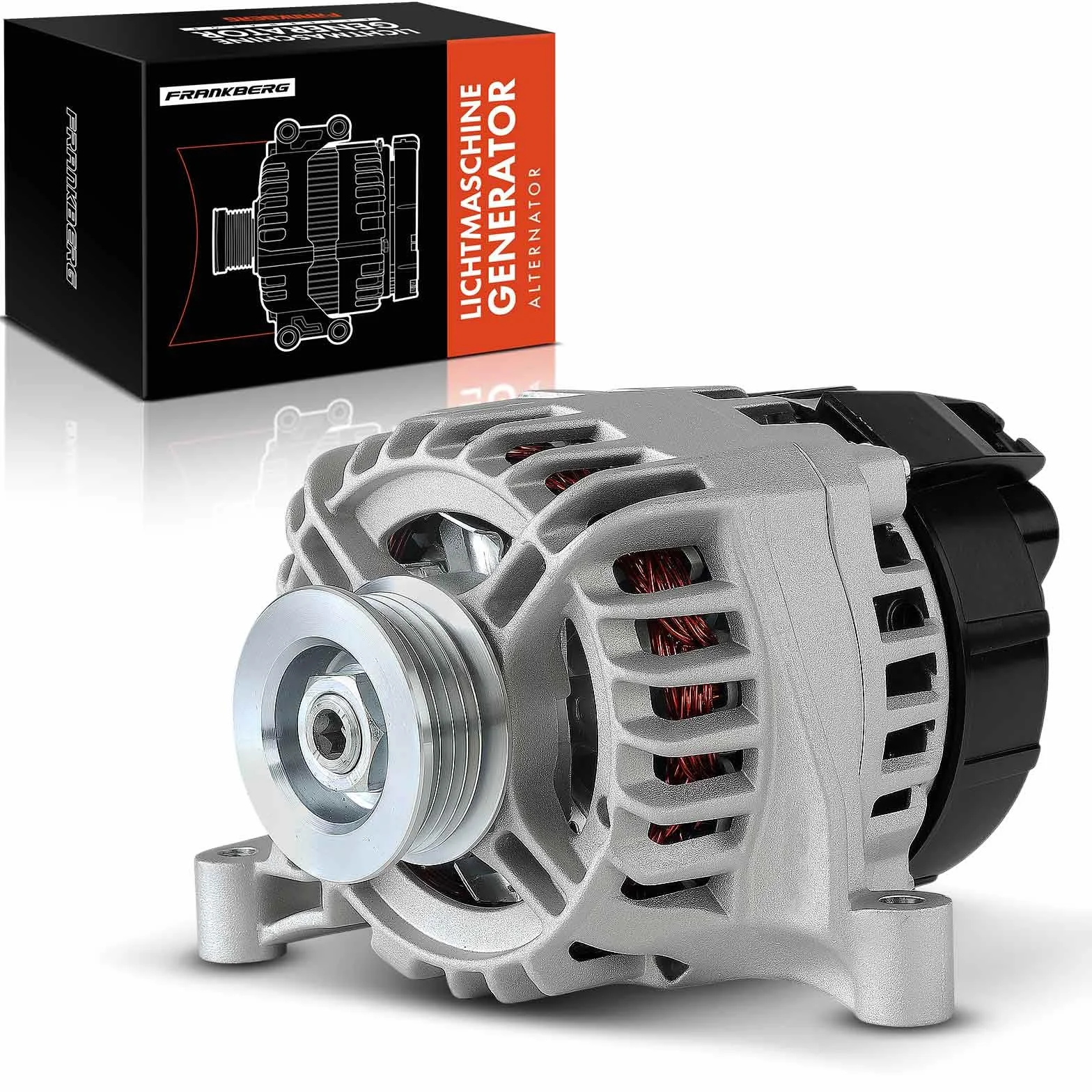Frankberg Generatore Alternatore Benzina Compatibile con 169 1.1L-1.4L Punto 188 1.2L-1.4L Punto 199 1.4L Replace# 23266,46542889