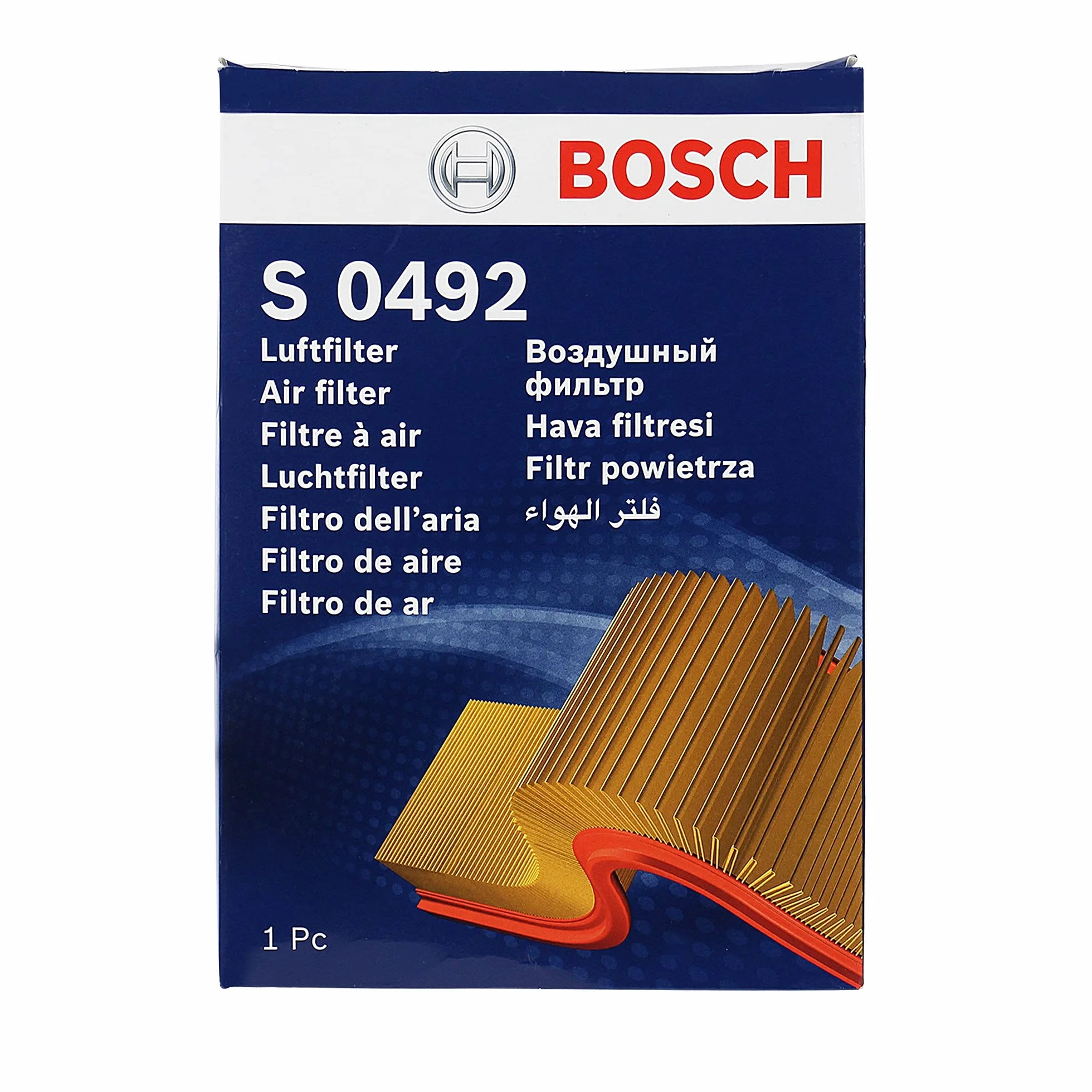 Bosch Filtro Aria per Auto Resistente all'Umidità