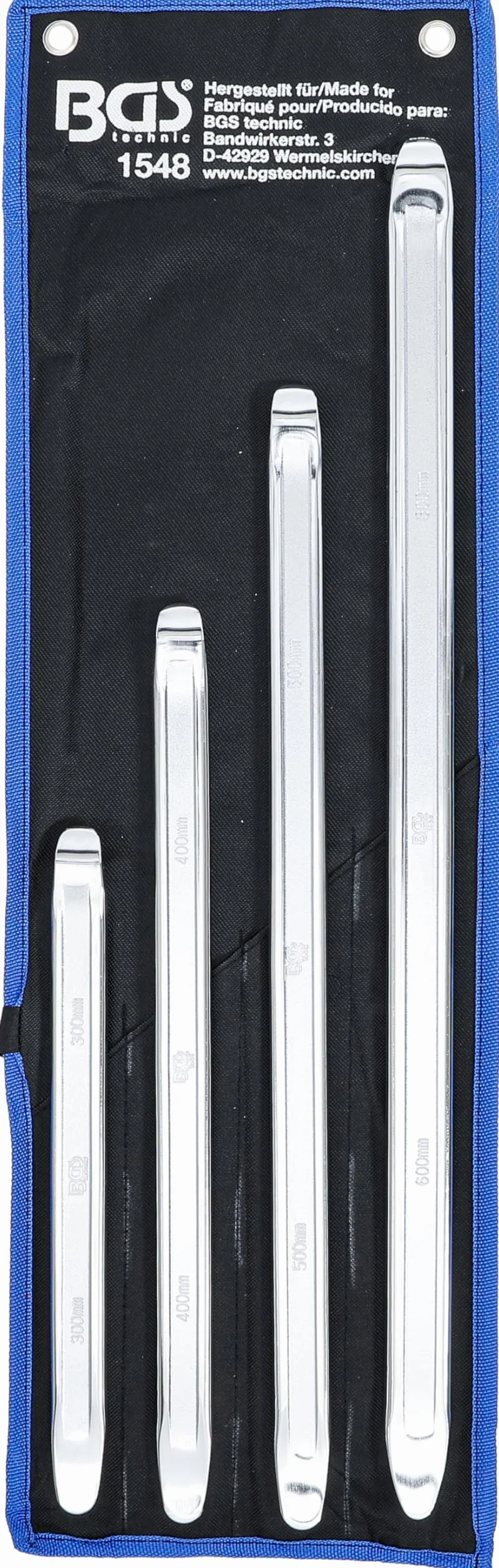 BGS 1548 Serie di leve per gommisti 4 pz. 300-600 mm