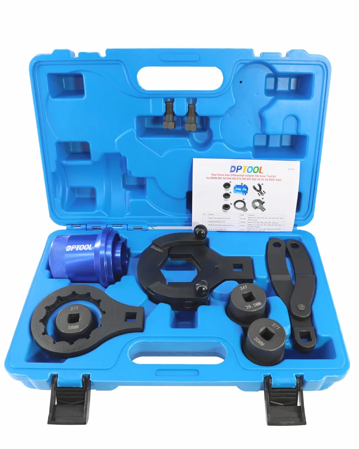 Kit smontaggio differenziale asse posteriore 9 pezzi compatibile BMW M2 M3 M4 M5 E70 E90 E91 E92 X3 X5 X6 RWD 4WD