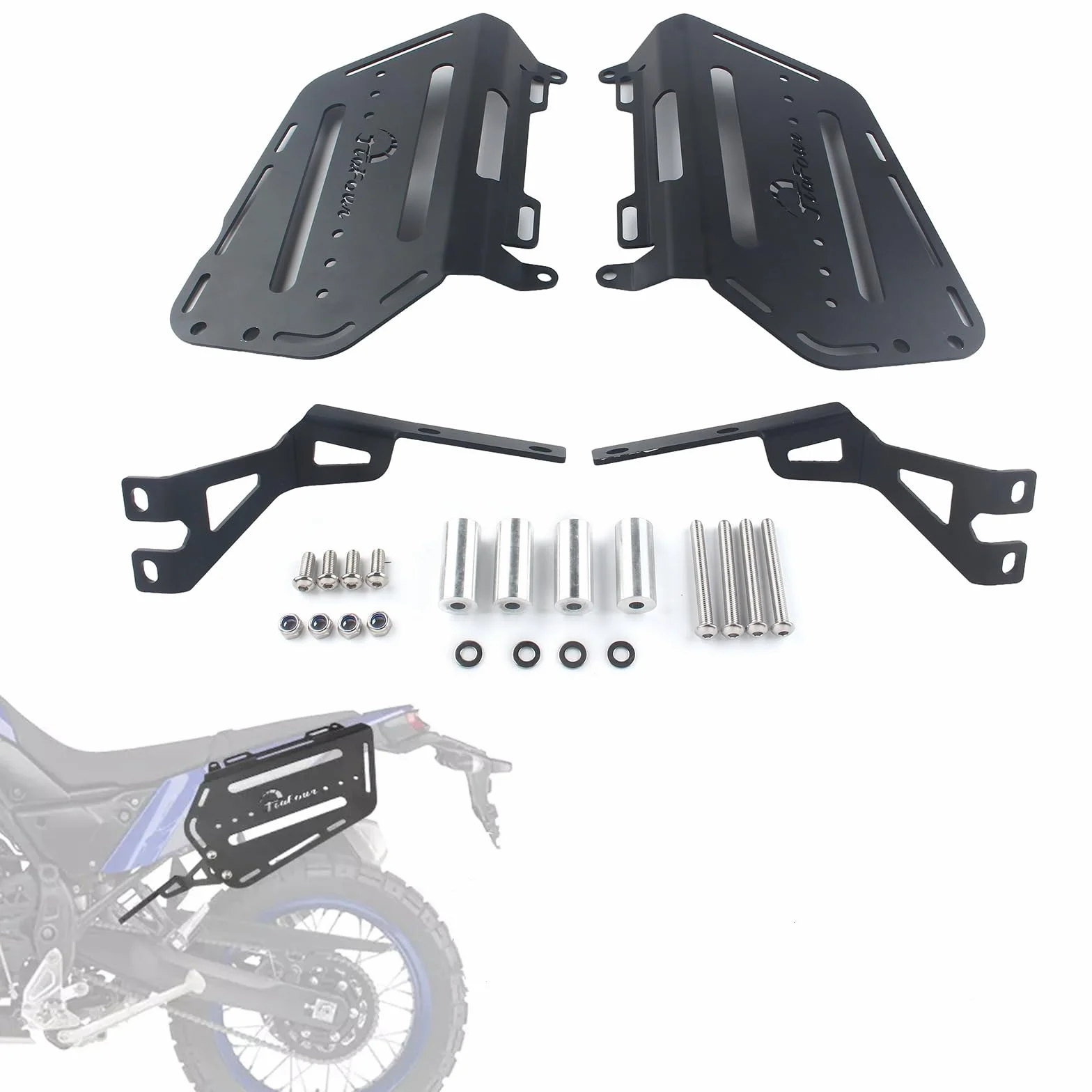 Supporto per borse laterali per moto, compatibile con Yamaha Tenere 700 XTZ700 2019-2024