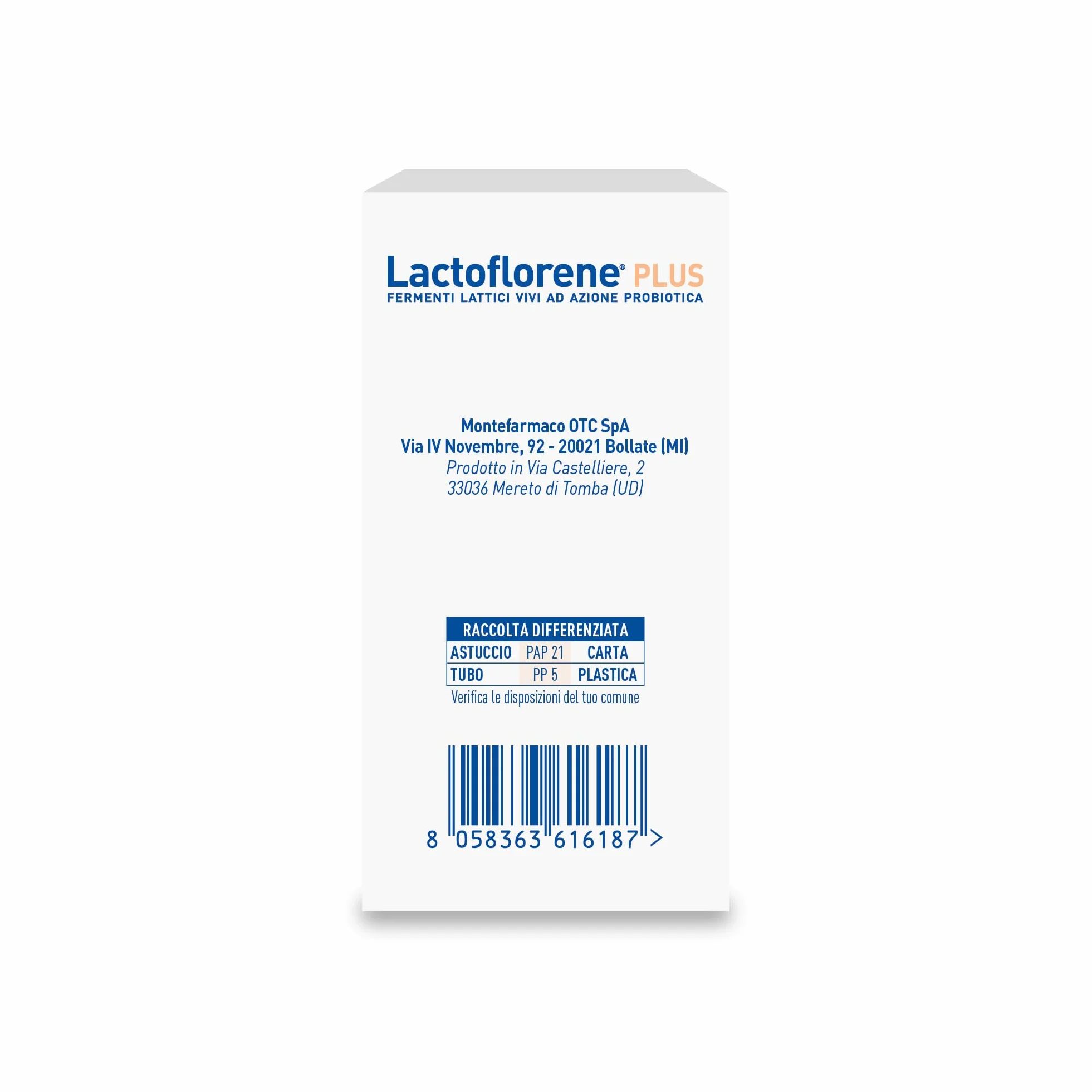 Lactoflorene Plus Integratore Fermenti Lattici Vivi 30+30 Capsule Gastroresistenti Zinco Vitamine B