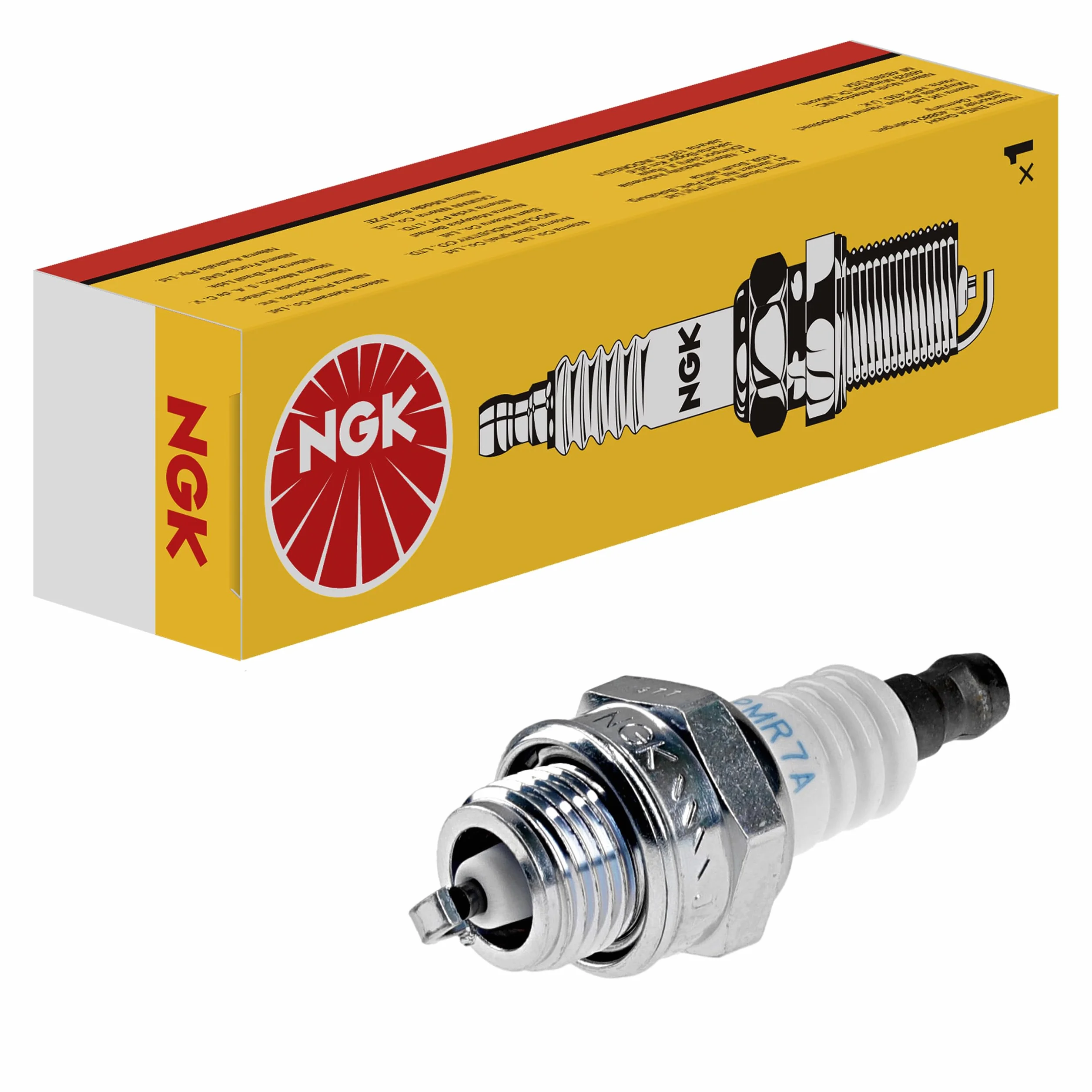 Candela di accensione NGK BPMR7A, 6703 | Yellow Box | 1 pezzo