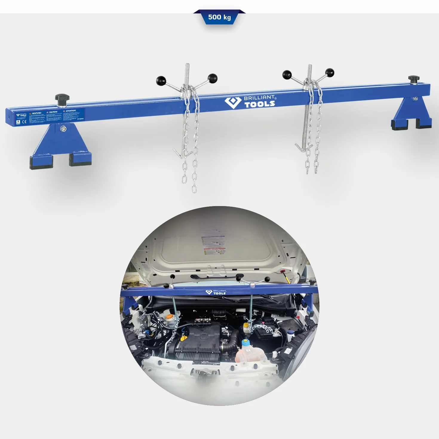 BRILLIANT TOOLS BT180005 Ponte motore 500 kg