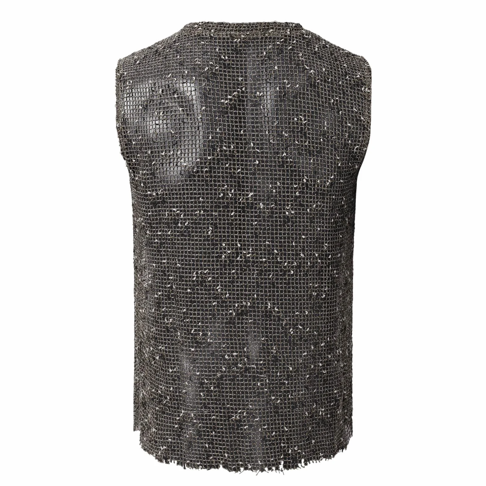Camicia a rete da uomo con glitter, trasparente, maniche corte, asciugatura rapida, traspirante