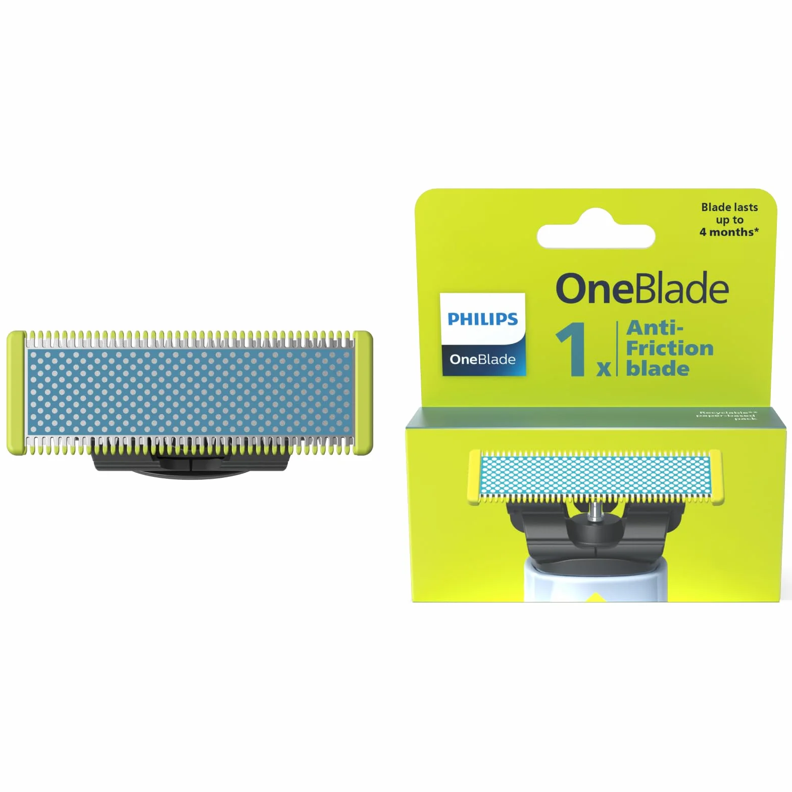 Philips OneBlade First Shave QP215/50 lama di ricambio delicata sulla pelle 1x