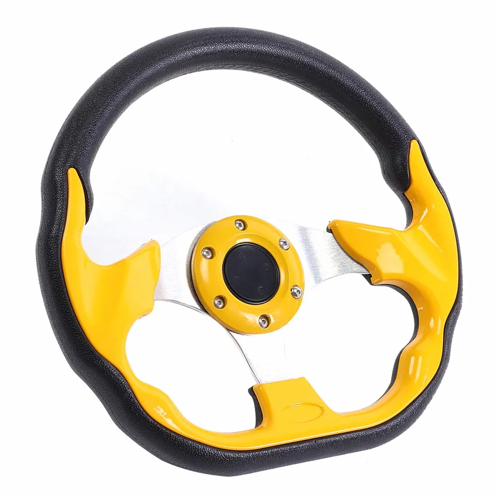 Volante da Volante da 12,5 Pollici in Fibra di Carbonio per Auto Sportiva da con Accessorio Universale per Pulsante Clacson