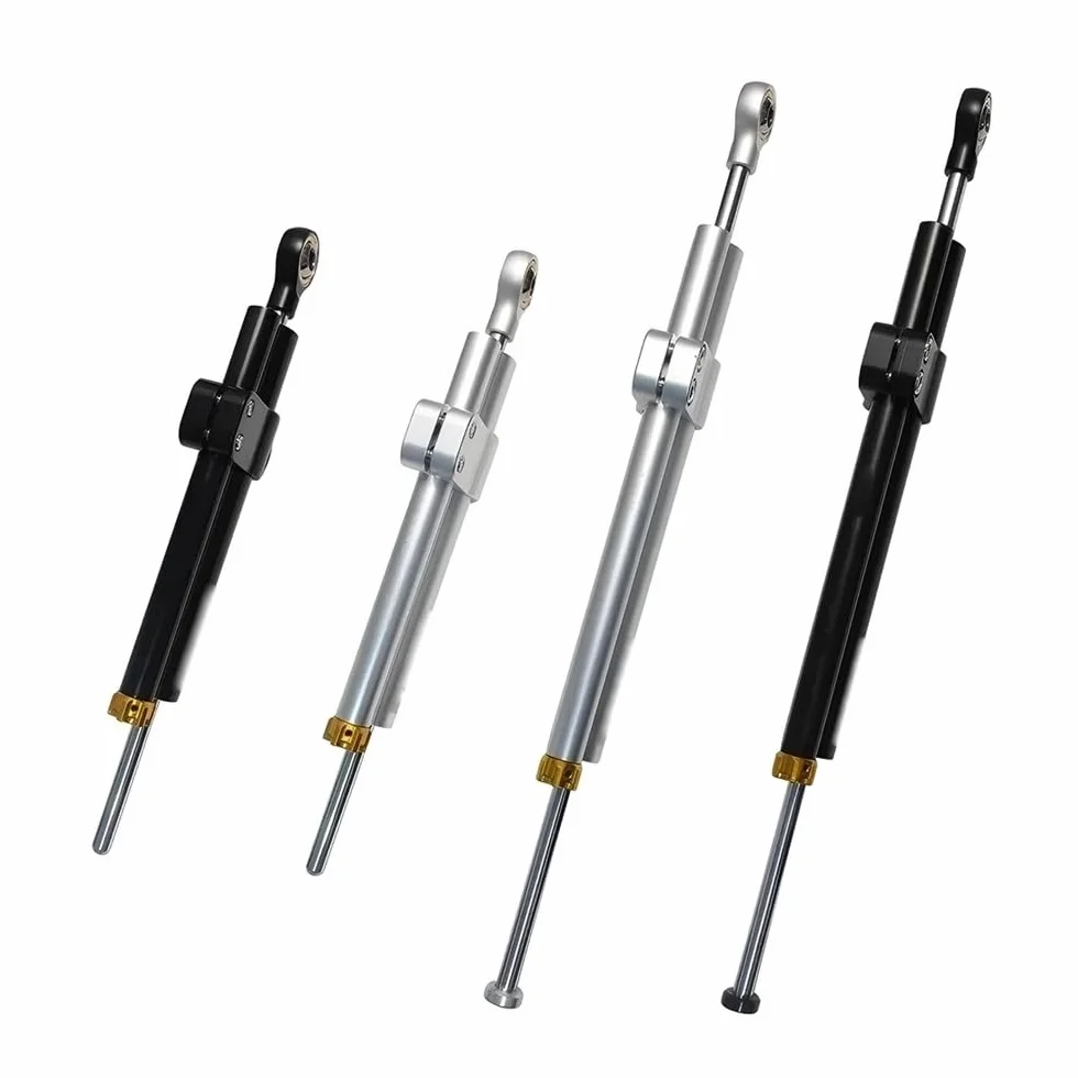 Sospensione Ammortizzatori Di Sterzo Misura for Ohlins for Yamaha YZF-R3 YZF-R6 TDR250 CS3C CS5 SR1 SR125 XJR1300 for Kawasaki MT07 MT09 ZX6R(BLACK-365MM)