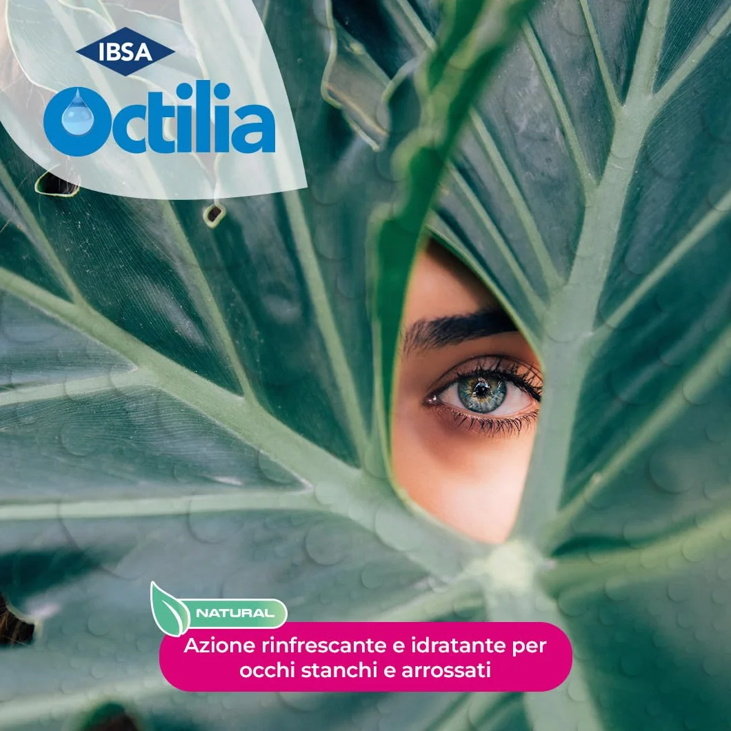 Octilia Natural Gocce Oculari Acido Ialuronico 10 Flaconcini Monodose 0,5ml