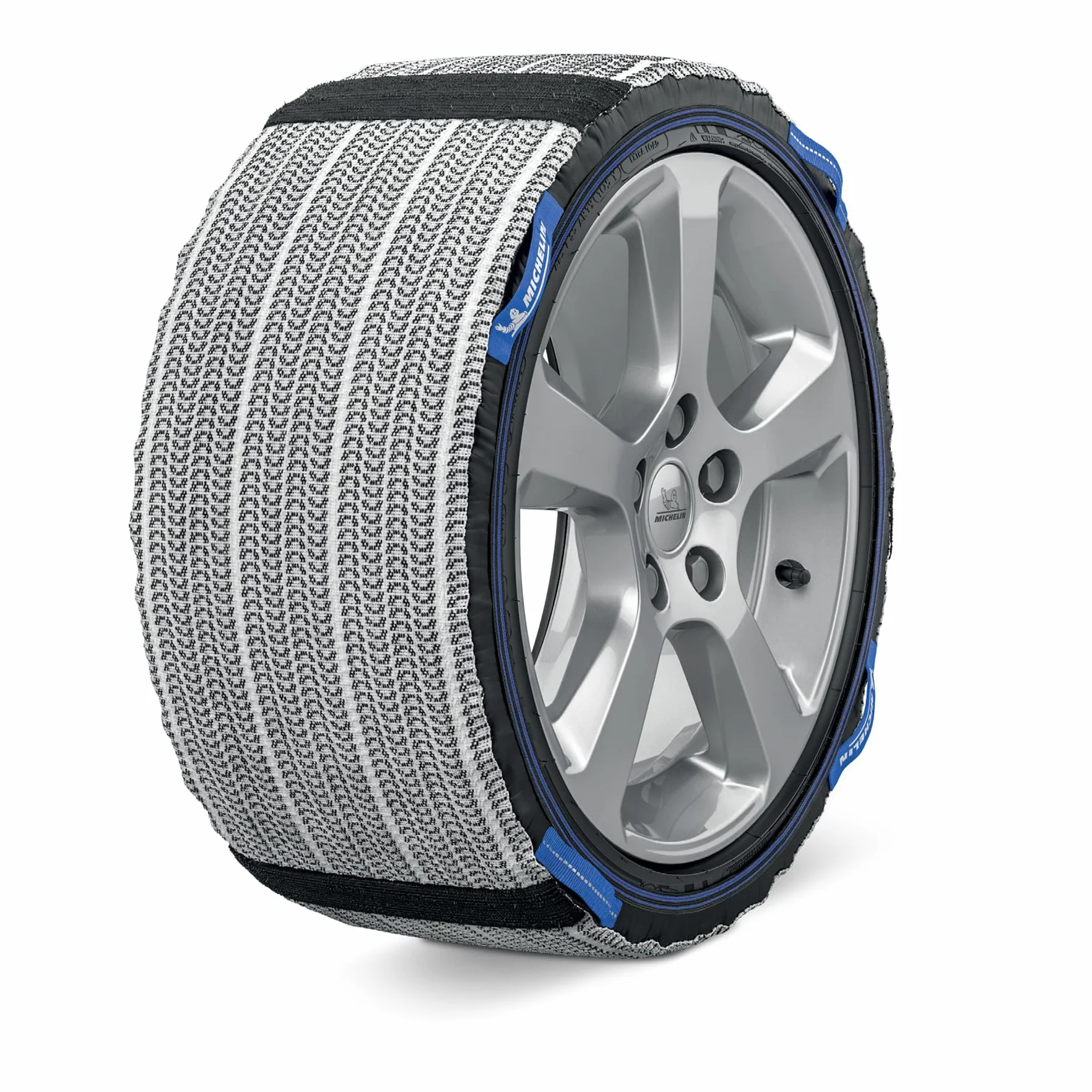 MICHELIN Calze da Neve SOS Grip Evolution SOS 5 - Omologate Italia Tessili Riutilizzabili - Montaggio Rapido 30 Secondi