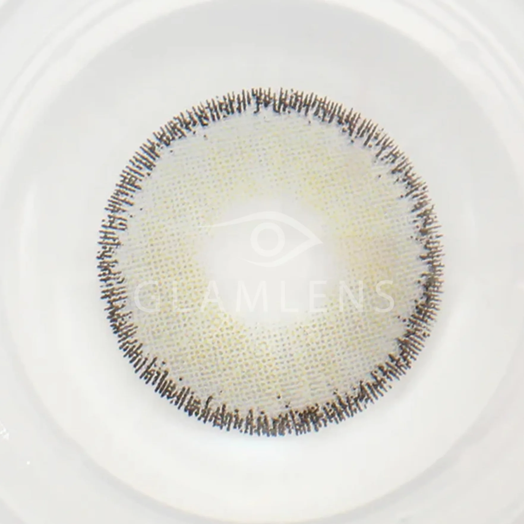 GLAMLENS Lenti a contatto colorate grigio Mirel Grey mensili silicone idrogel 2 pezzi DIA 14.0 senza correzione 0.00 diottrie