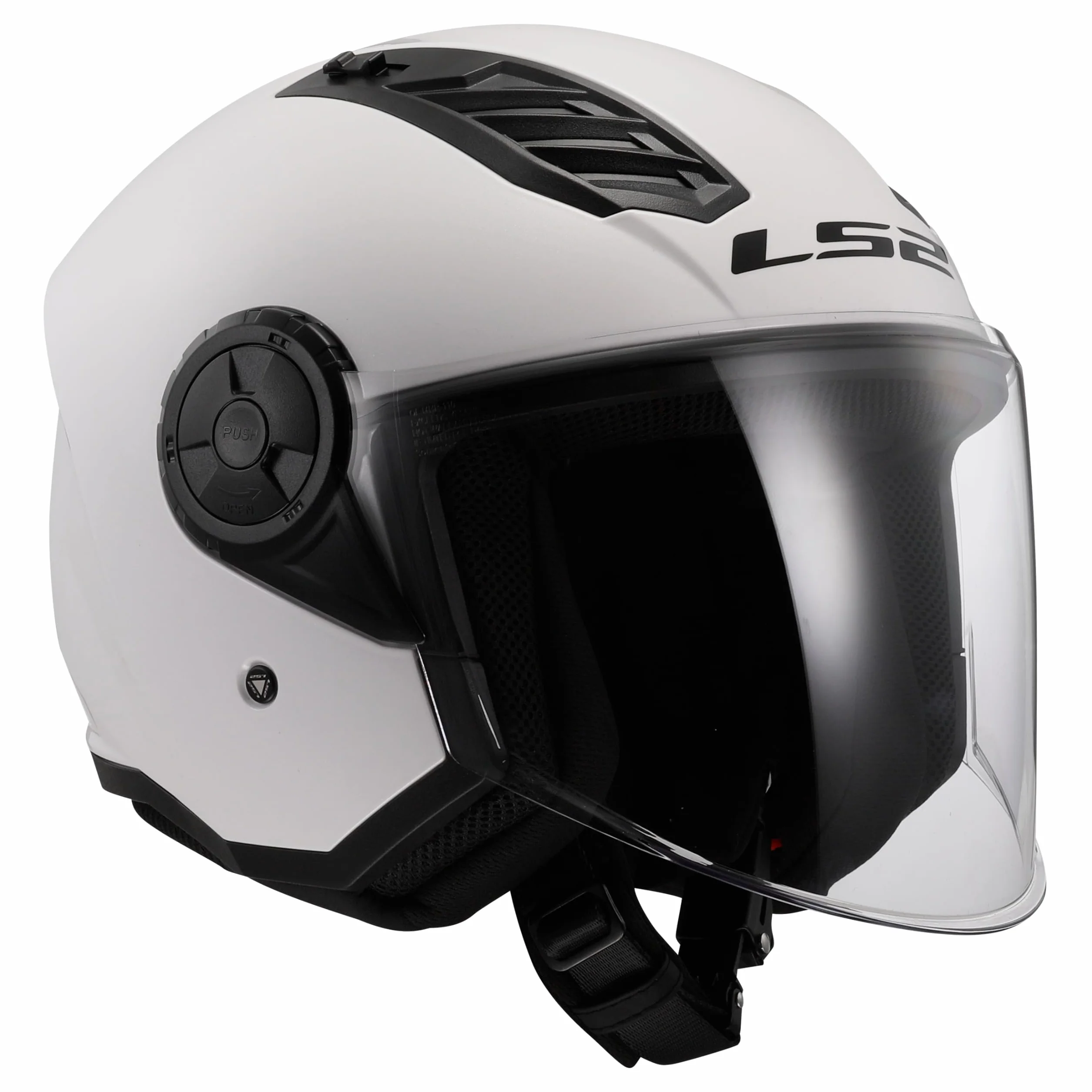 LS2 Open Faced Motorcycle Helmet Airflow II ECE 22.06 Gloss
