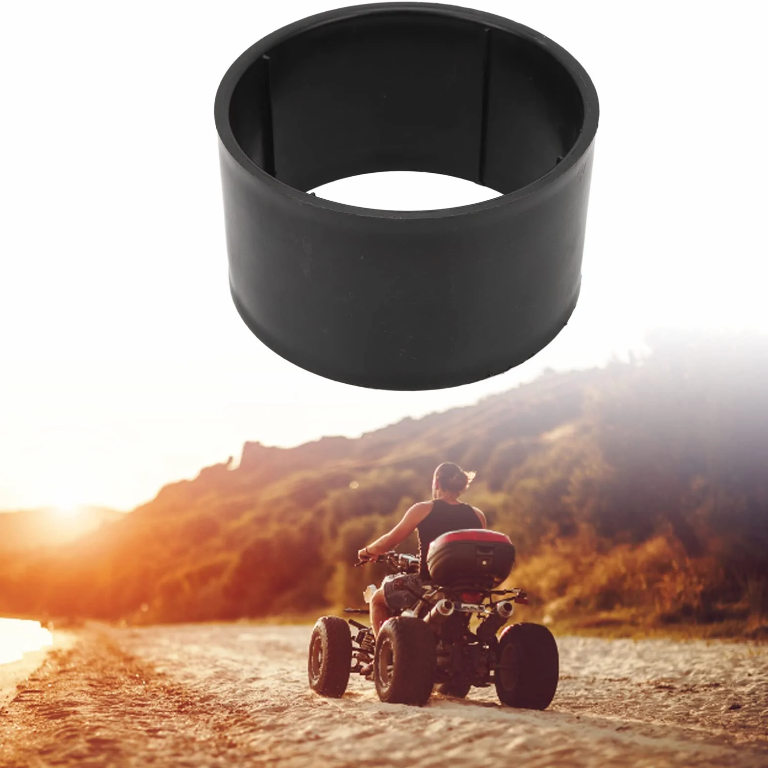 Anello di Usura ATV Nero Antiurto Resistente All'usura per Go Kart a Quattro Ruote