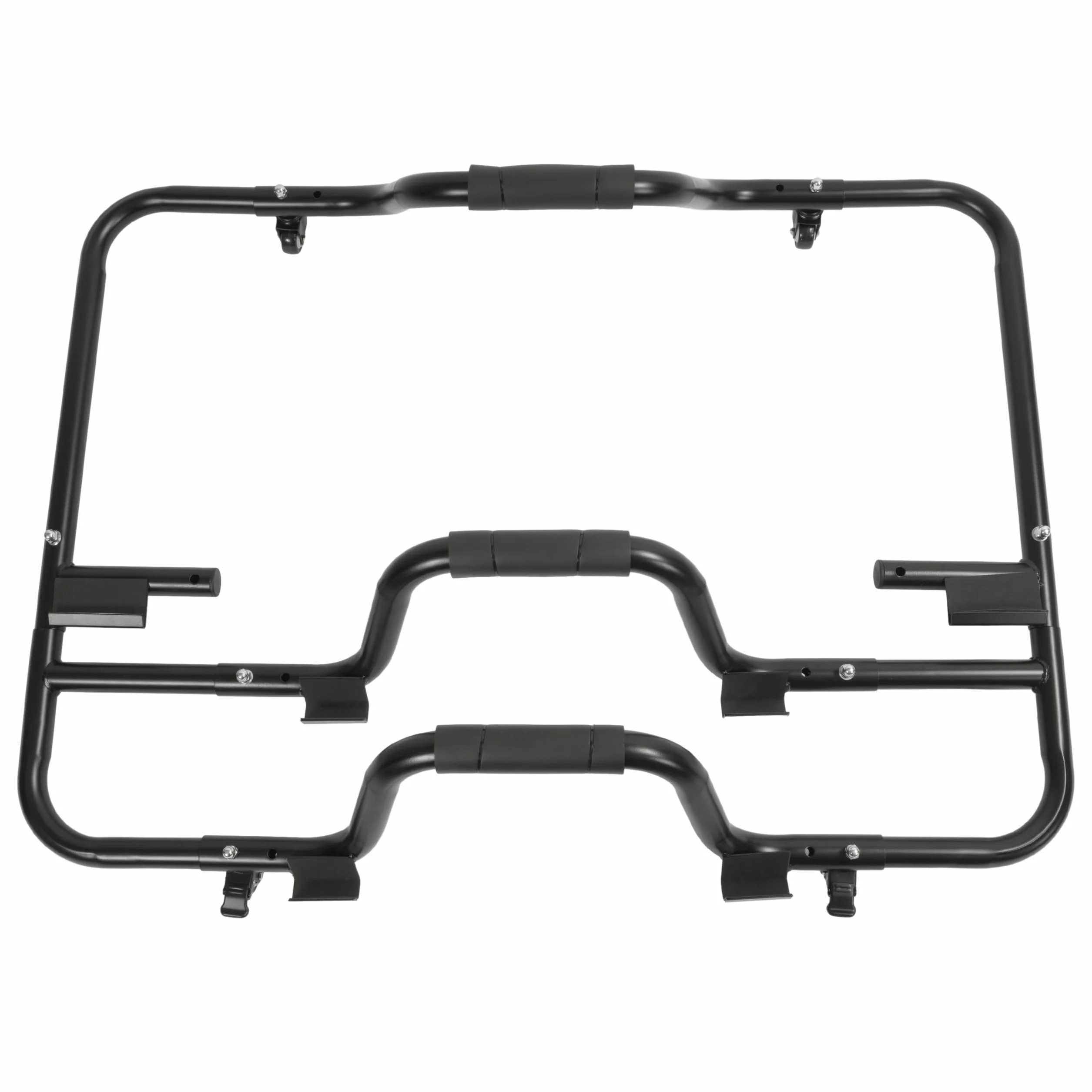 Rack di stoccaggio hardtop compatibile con Jeep Wrangler CJ-7/YJ/TJ/JK/JL 1976-2025 nero
