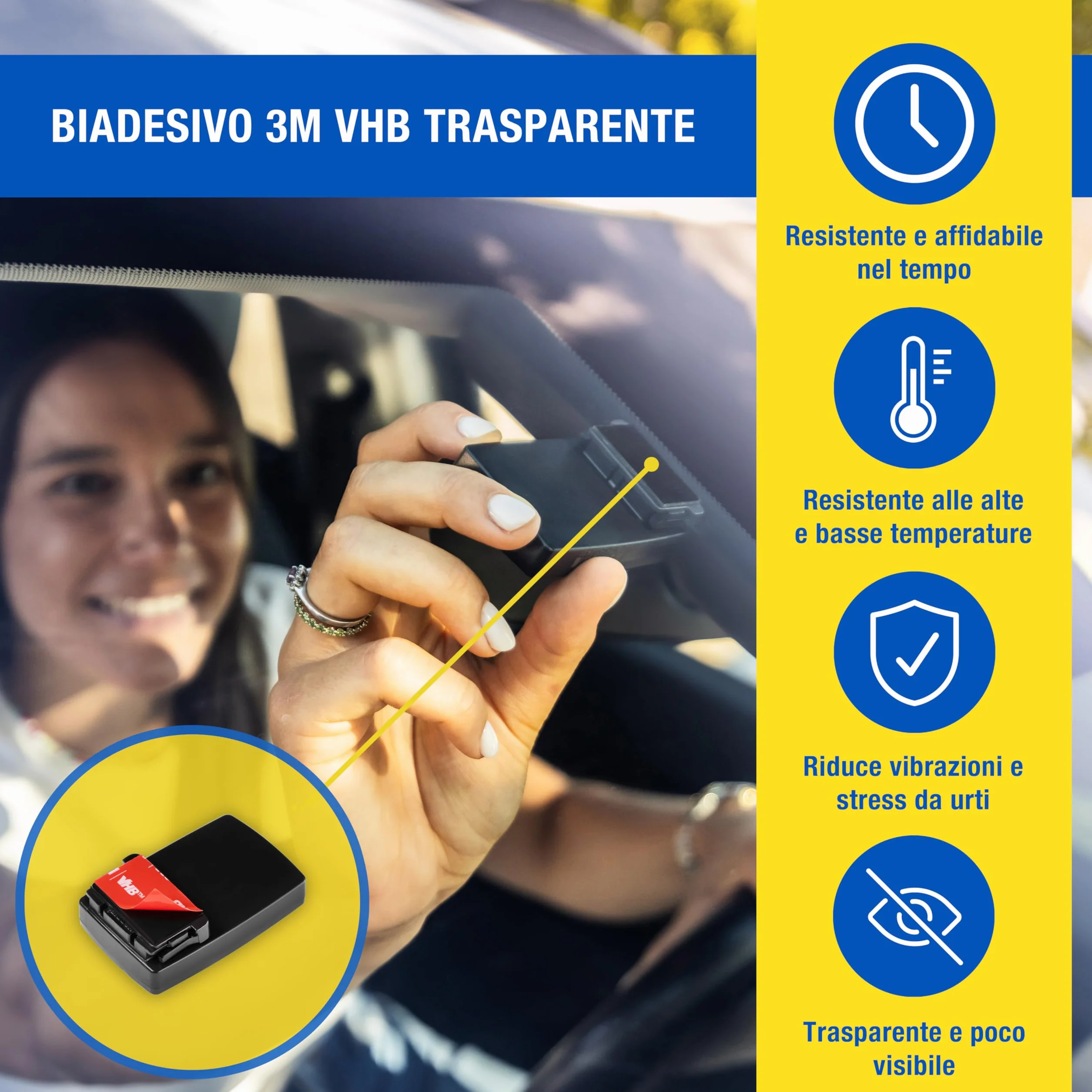 Drivence - Supporto Telepass Slim Nero - Nuovo Porta Telepass per Auto Compatibile con Modello Slim e Europeo 2024/25/26 - Adesivo Telepass Supporto 3M per un Fissaggio Forte e Sicuro (1 Pezzo)
