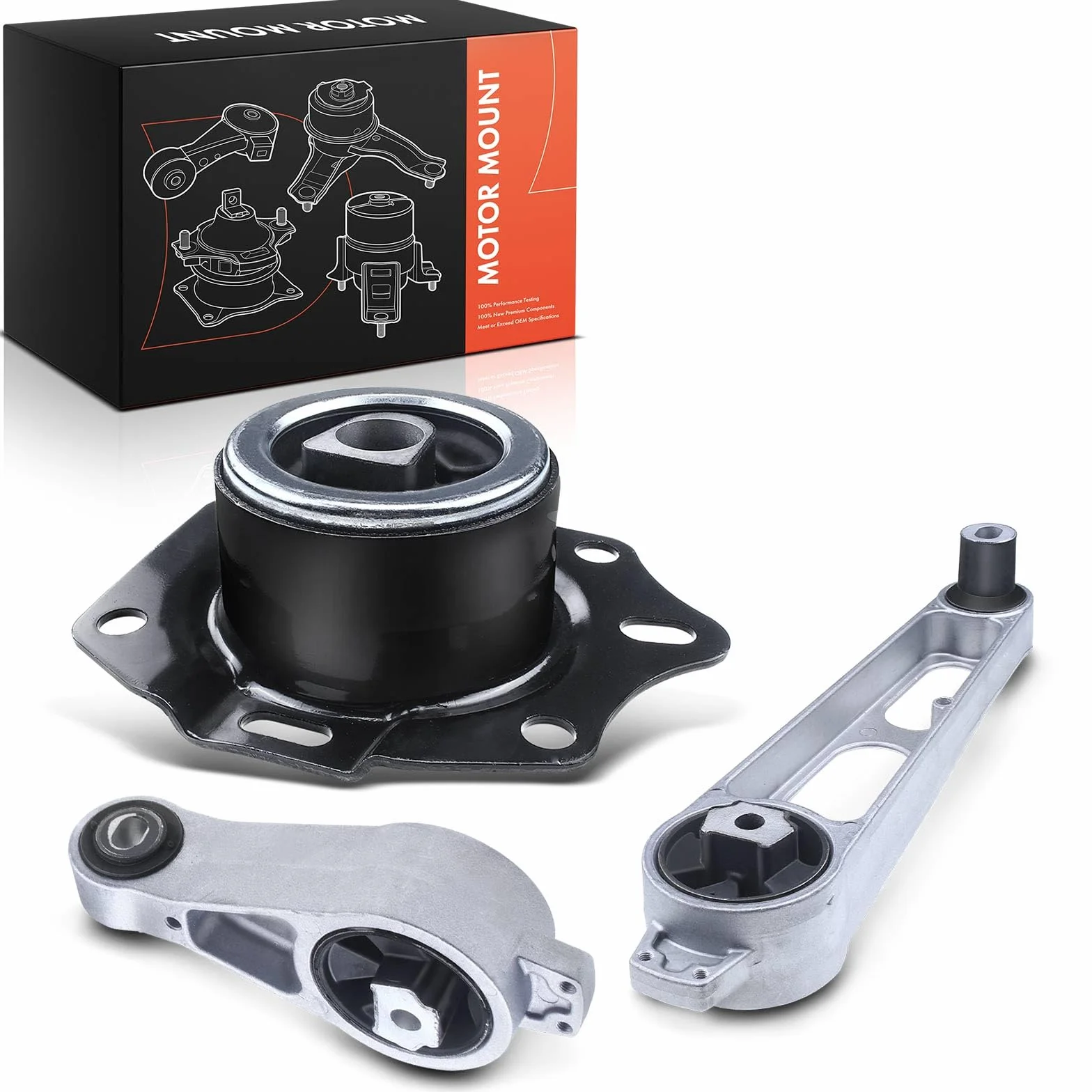 Frankberg 2x Supporti Motore 1x Supporto del cambio Compatibile con PT Cruiser 2.0 2.4 Combi Van
