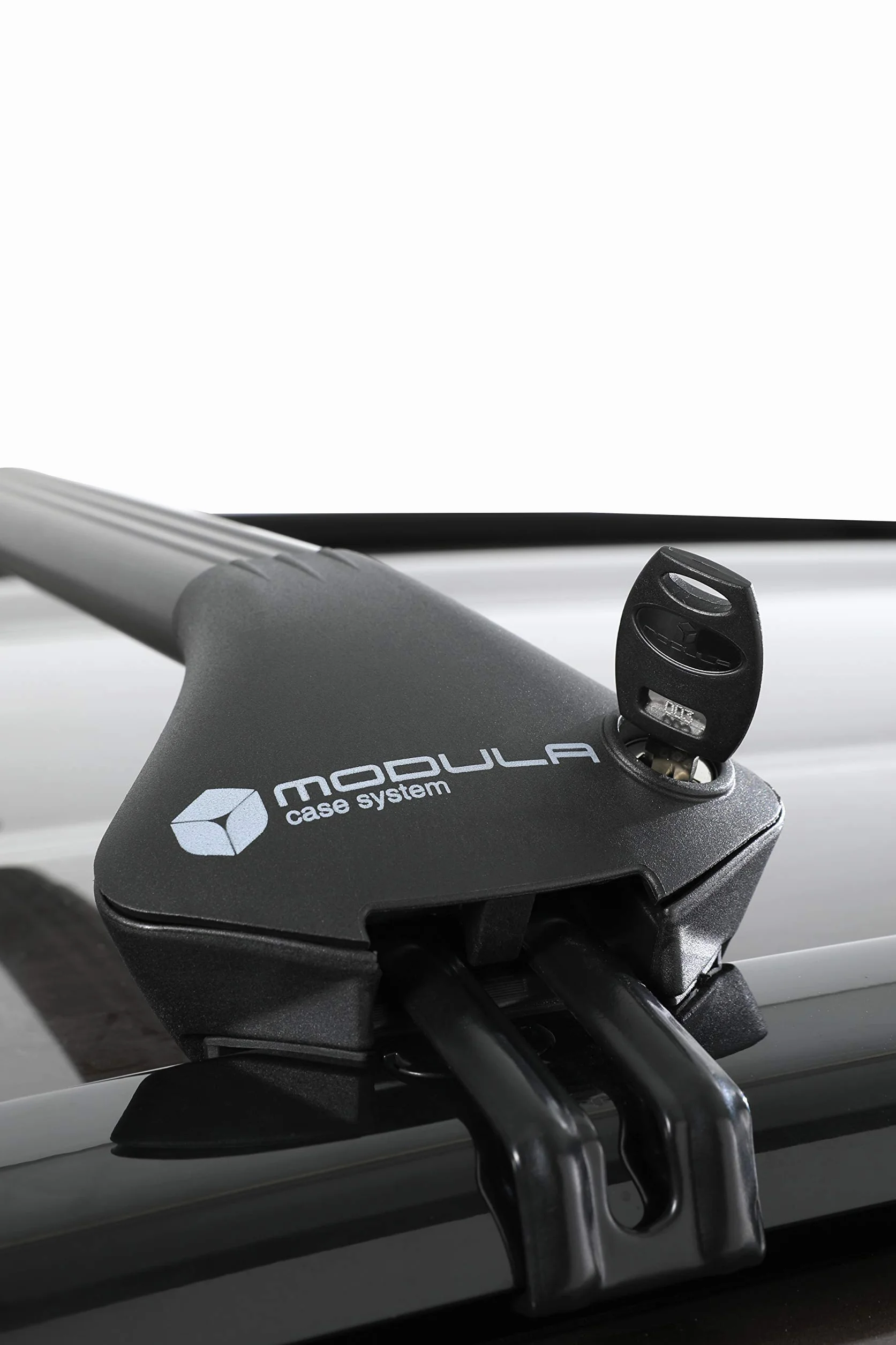 MODULA Case System - Sistema di barre portapacchi ovale, colore: Nero