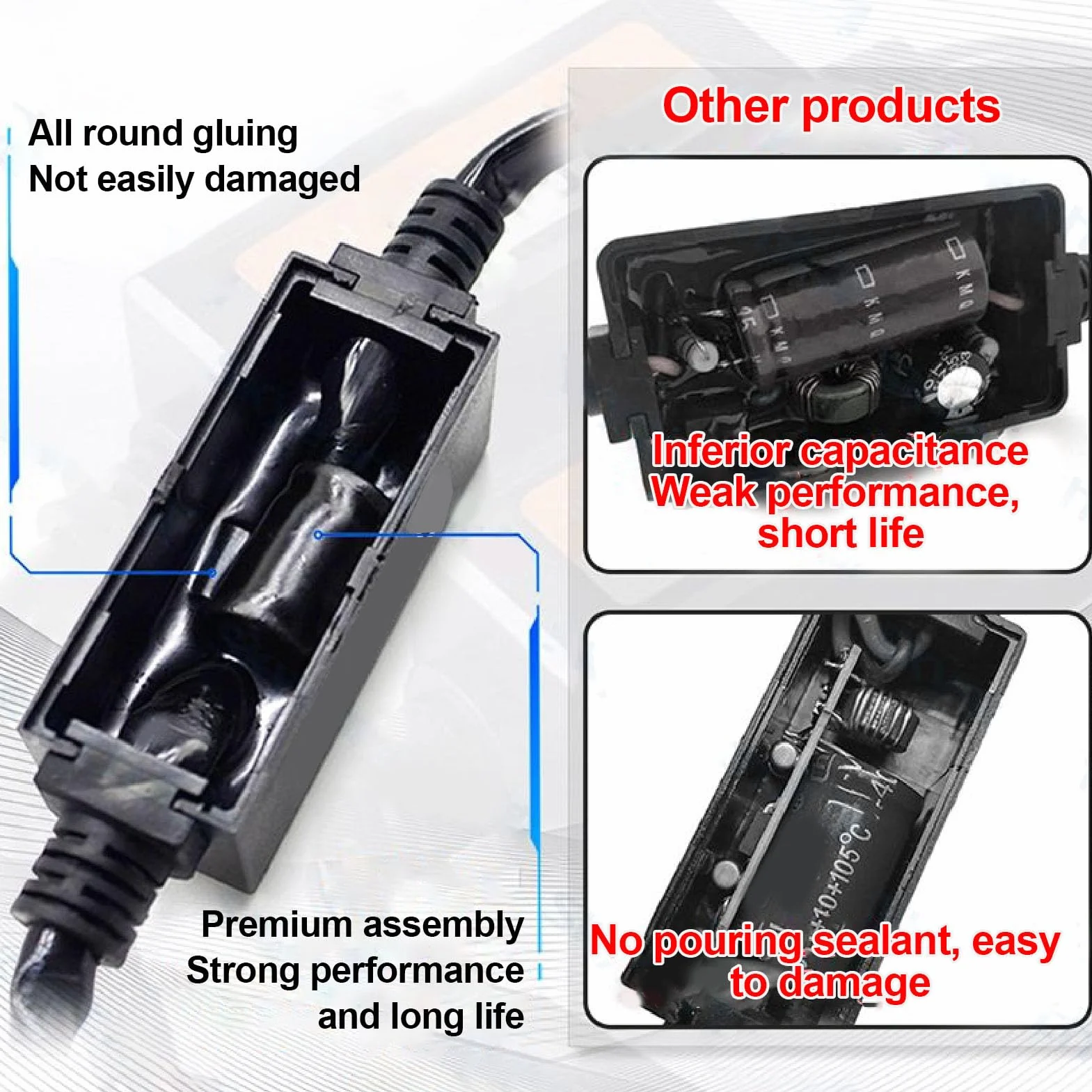 WALFRONT H4 LED CanBus Decoder Eliminazione Interferenze 2PCS per Lampade