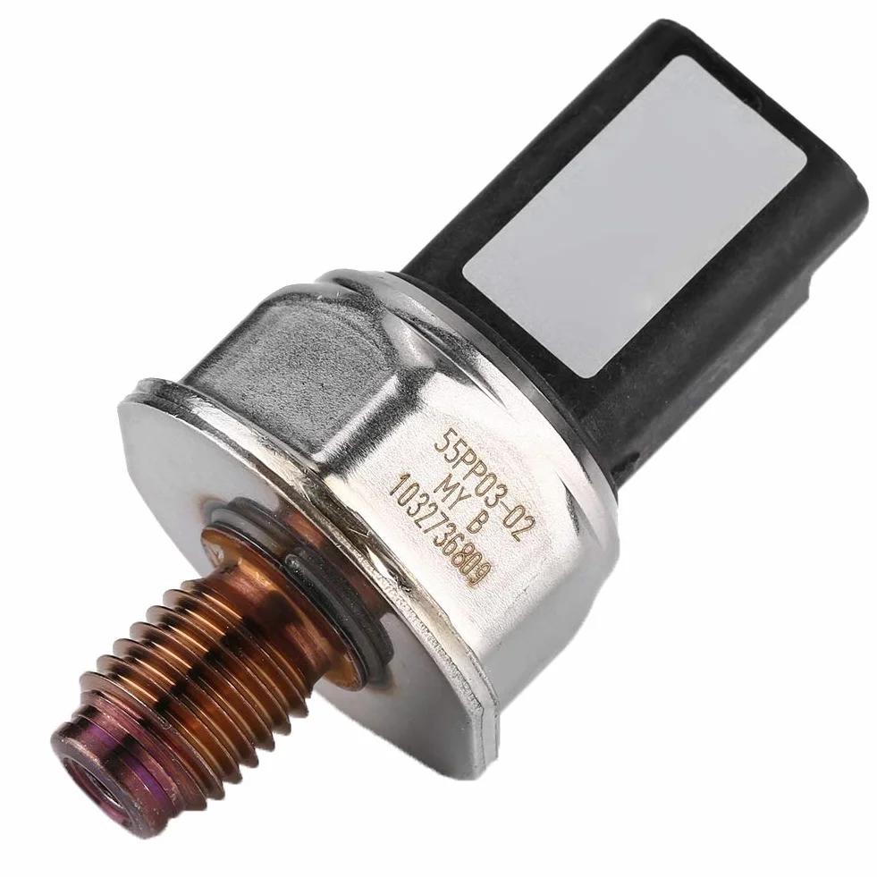 Sensore Pressione Carburante, Fydun 55PP03-02 9307Z507A Sensore di Alta Pressione Rail per Auto per 2.0/2.7 XDI X-TYPE 2.0/2.2 TDCI