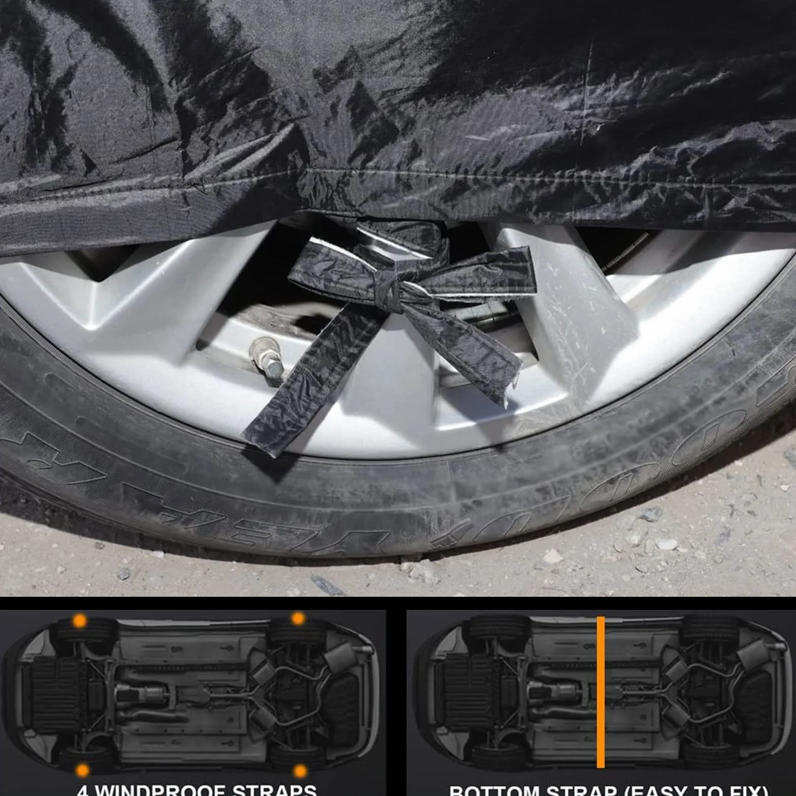 Telo Copriauto da Esterno per Fiat Punto Cabrio 1993-1998,Telo Copriauto da Esterno Copertura Auto Impermeabile Traspirante con Zip Laterale, 100% Impermeabile.