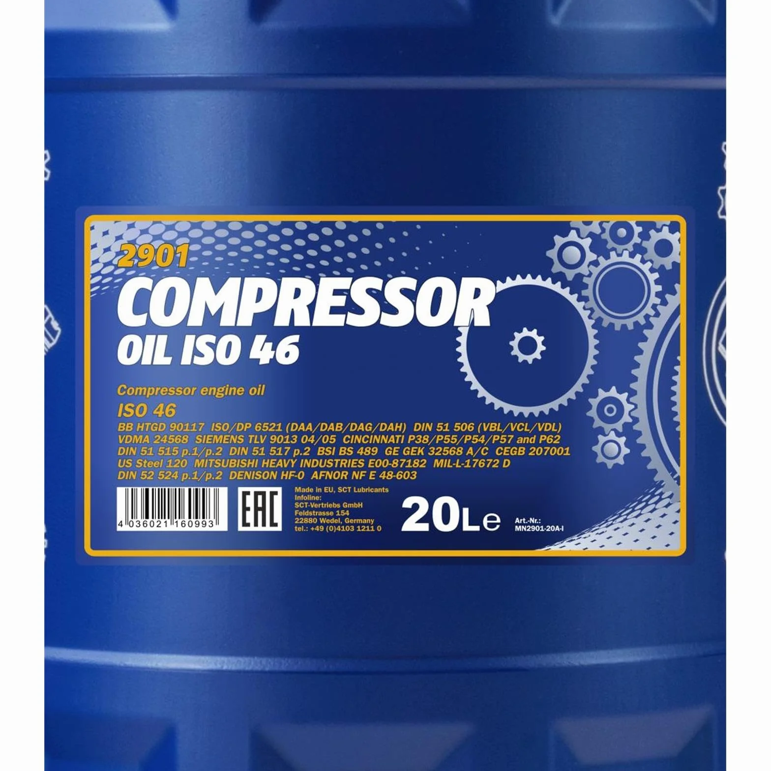 MANNOL MN2901-20 Compressore-Olio