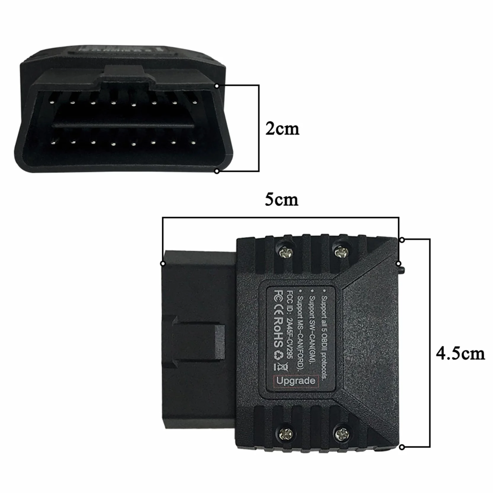vLinker MC+ Mini Bluetooth OBD II Scanner Adapter Car Diagnostic Scan Tool