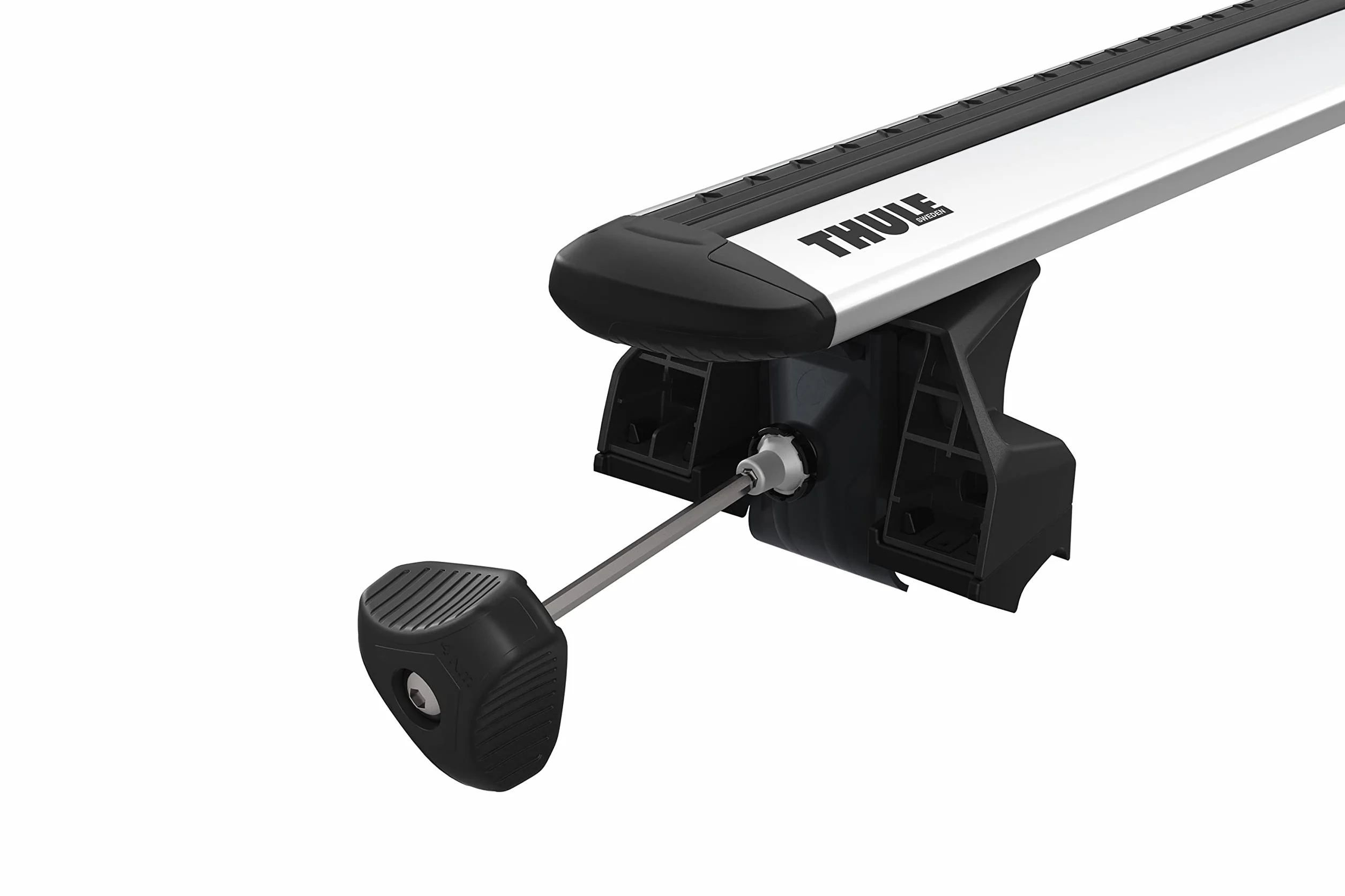 Thule Evo Flush Rail Piede Per Veicoli Confezione Da 4 Nero