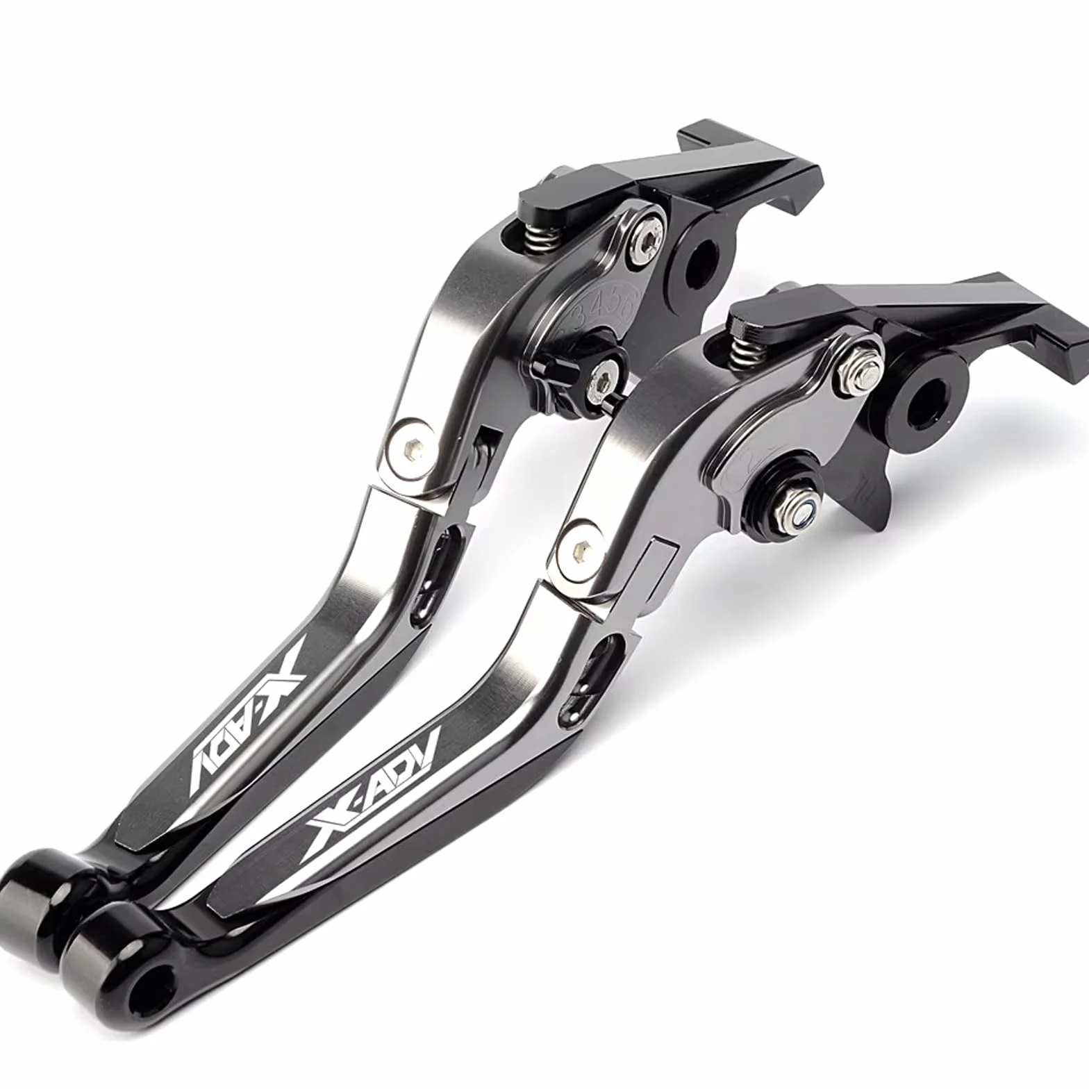 XADV750 X-ADV 750 2017-2023 Leve Freno e Frizione Pieghevoli Estensibili Regolabili Titanio-nero