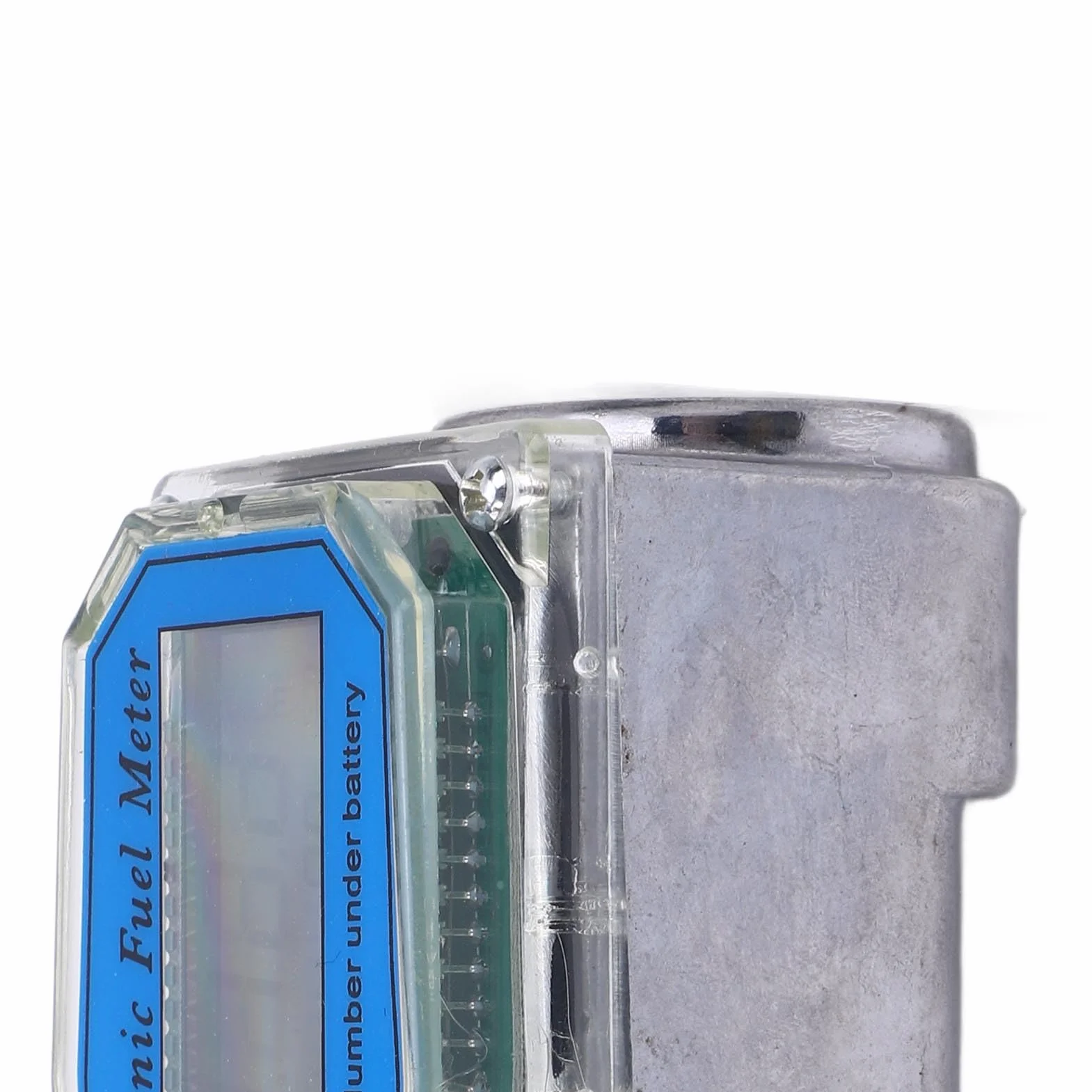 Matybobe Misuratore di Portata a Turbina Misuratore di Portata a Turbina Digitale Elettronico per Carburante Display unità (32 mm)