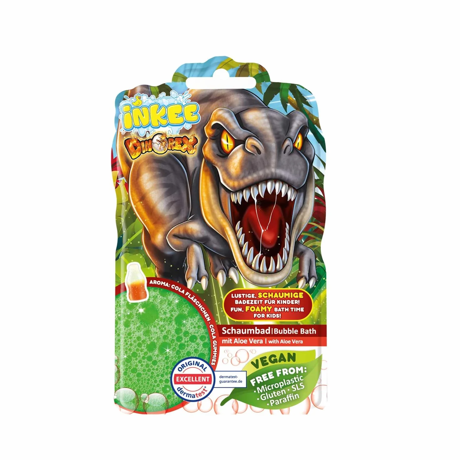 Bagnoschiuma liquido Dinorex 15x 40g Additivo per il bagno di dinosauro