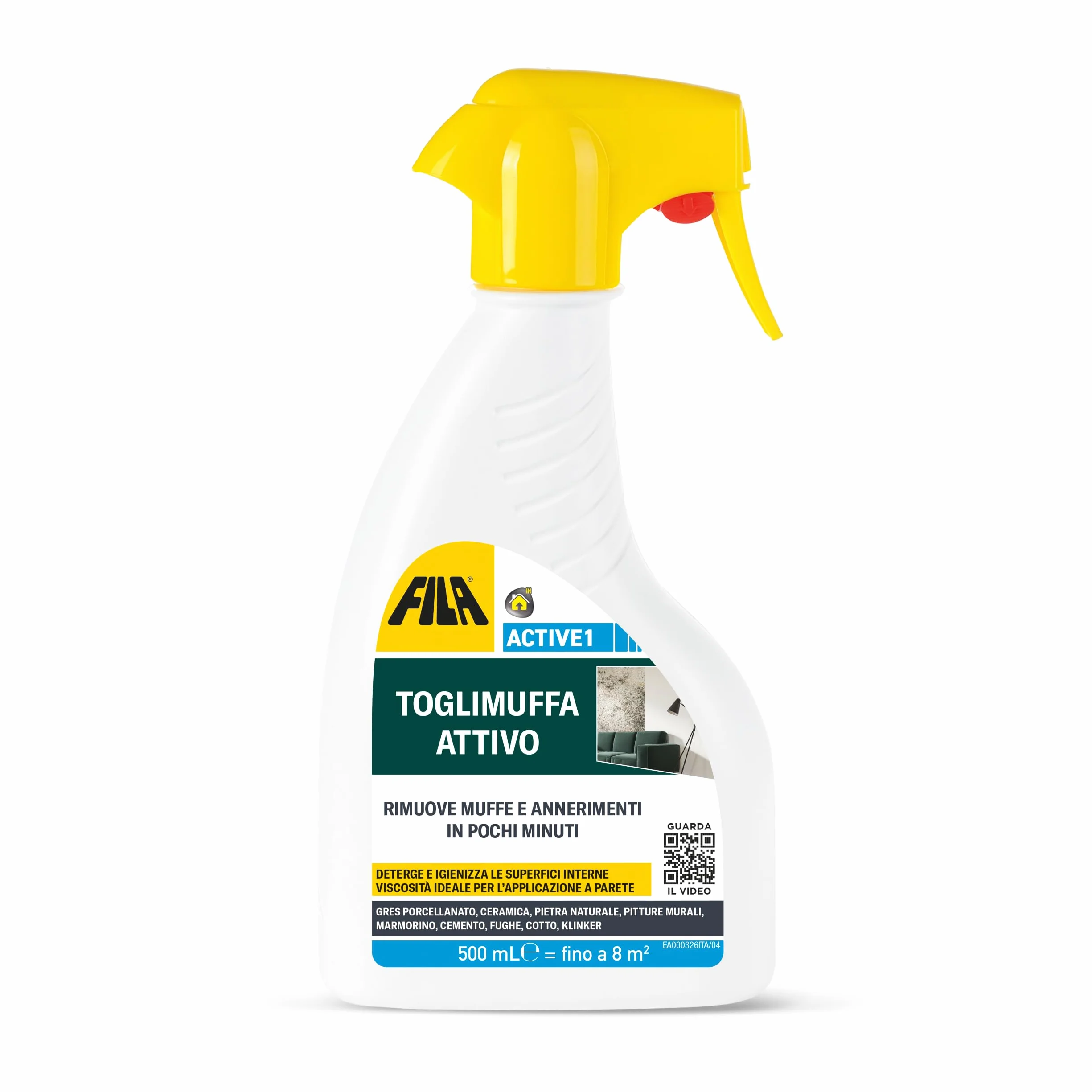FILA ACTIVE1 Toglimuffa Attivo Antimuffa Spray Igienizzante