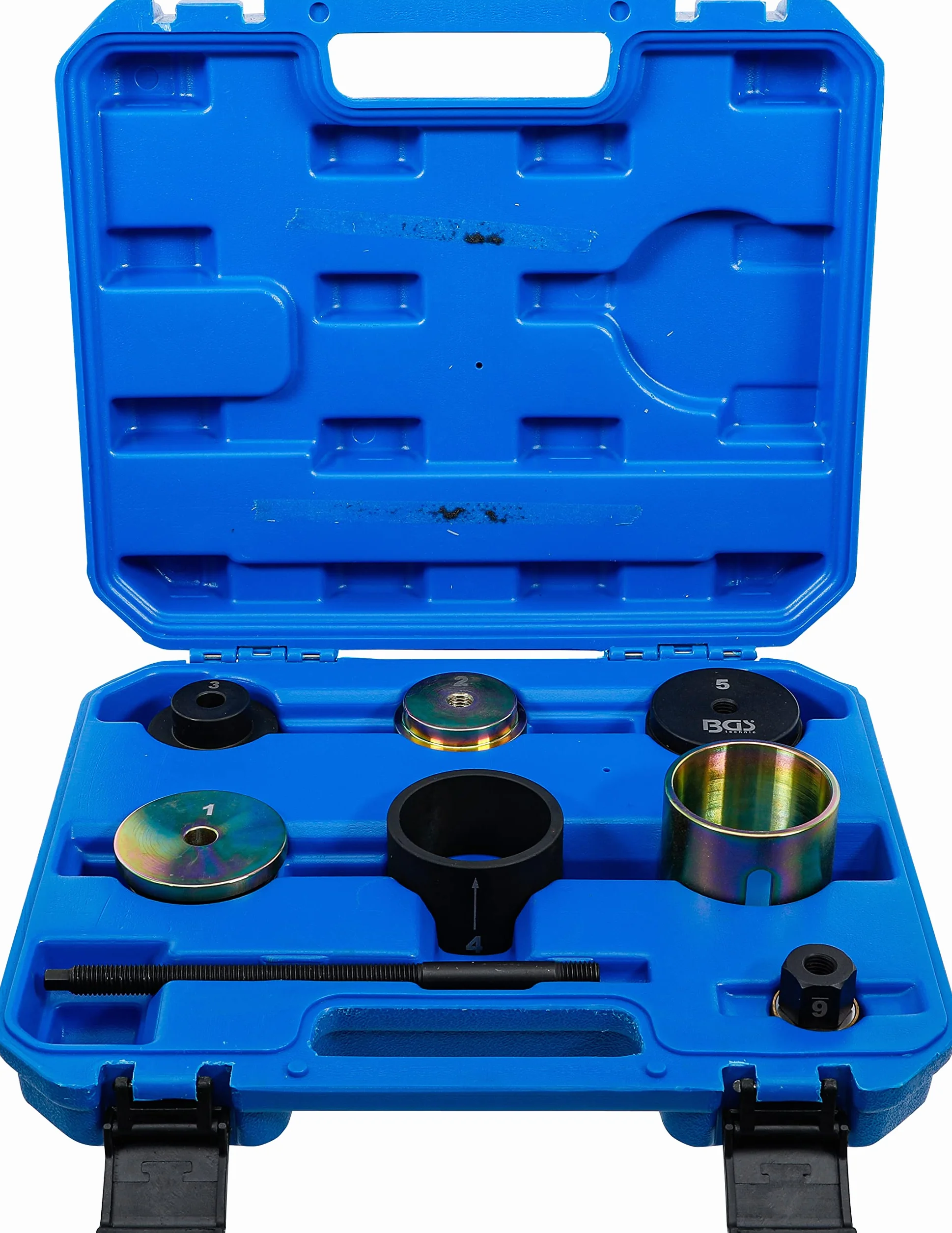 BGS 74269 Set di attrezzi per boccole in gomma per differenziale BMW 5 6 7 F01 F02 F04 F06 F07 F10-F13 F18
